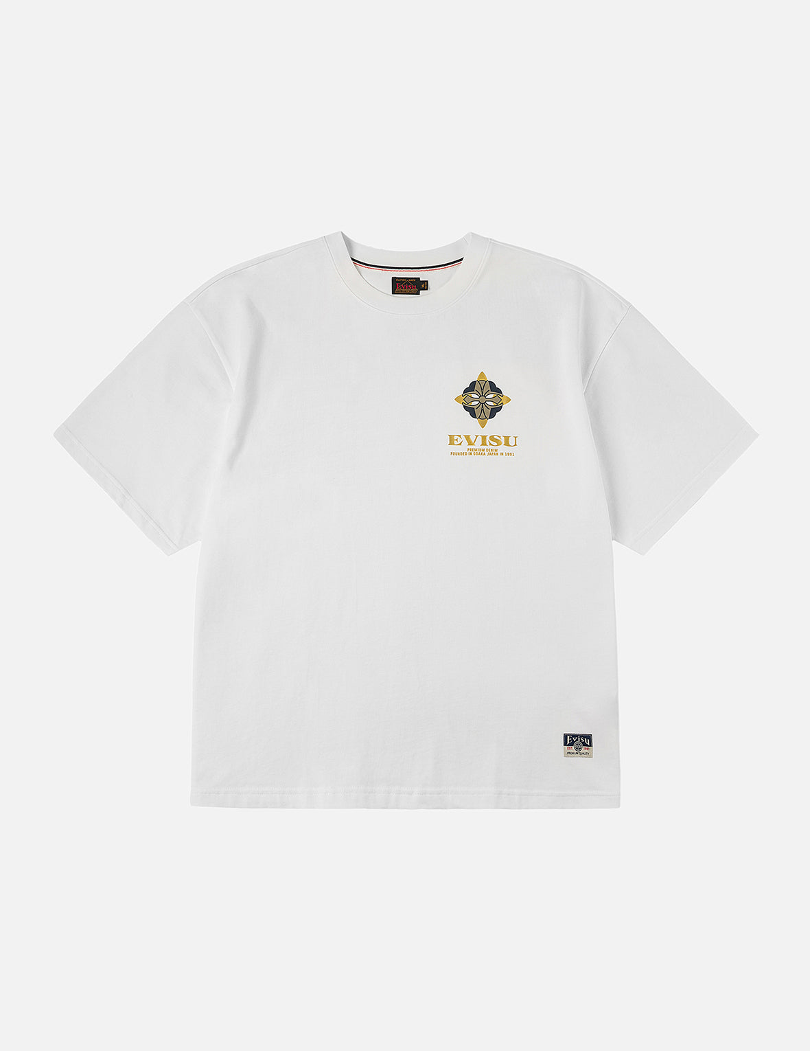 Crane Flying Wings with Daicock Print Loose Fit T-Shirt