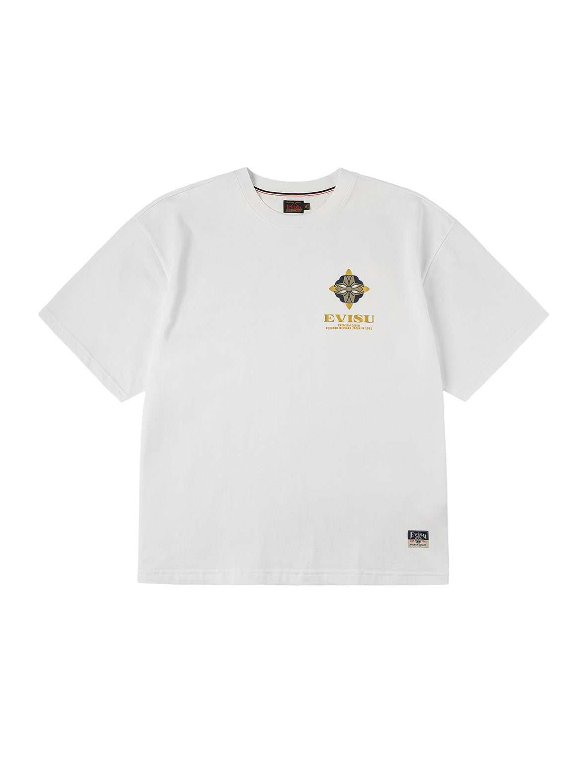 Crane Flying Wings with Daicock Print Loose Fit T-Shirt