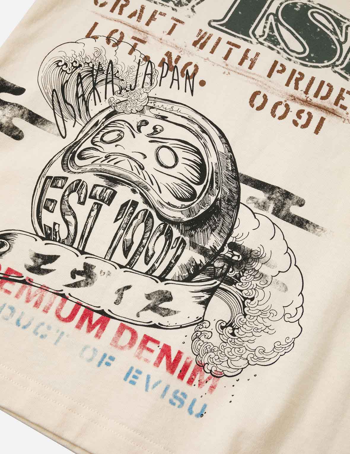 Allover Hand-Drawing Multi Logo Print Regular Fit T-Shirt