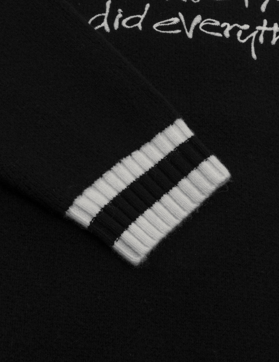 Before Anyone Did Anything Knit Zip Jacket