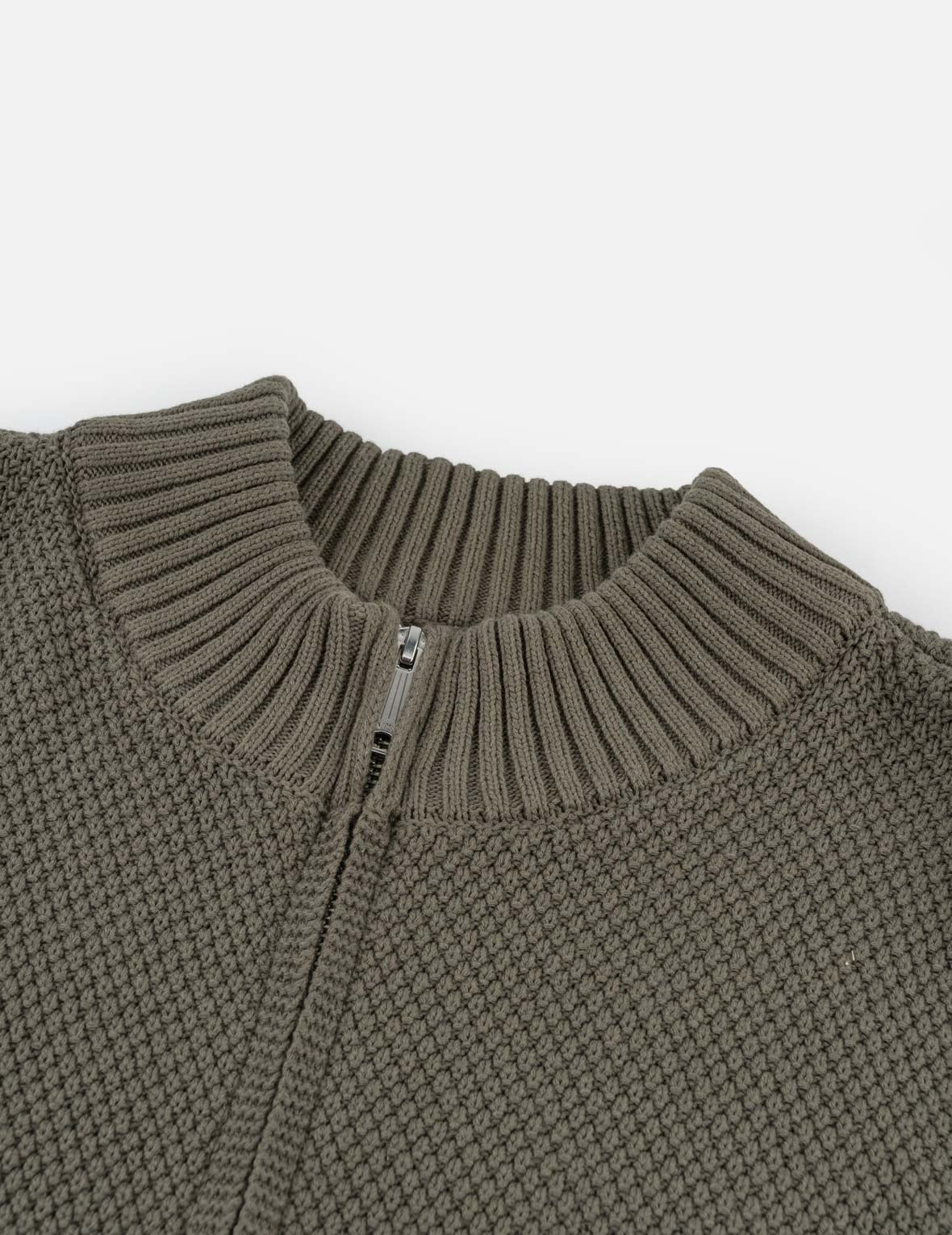Seagull & Evisu Logo Knit Zip Cardigan