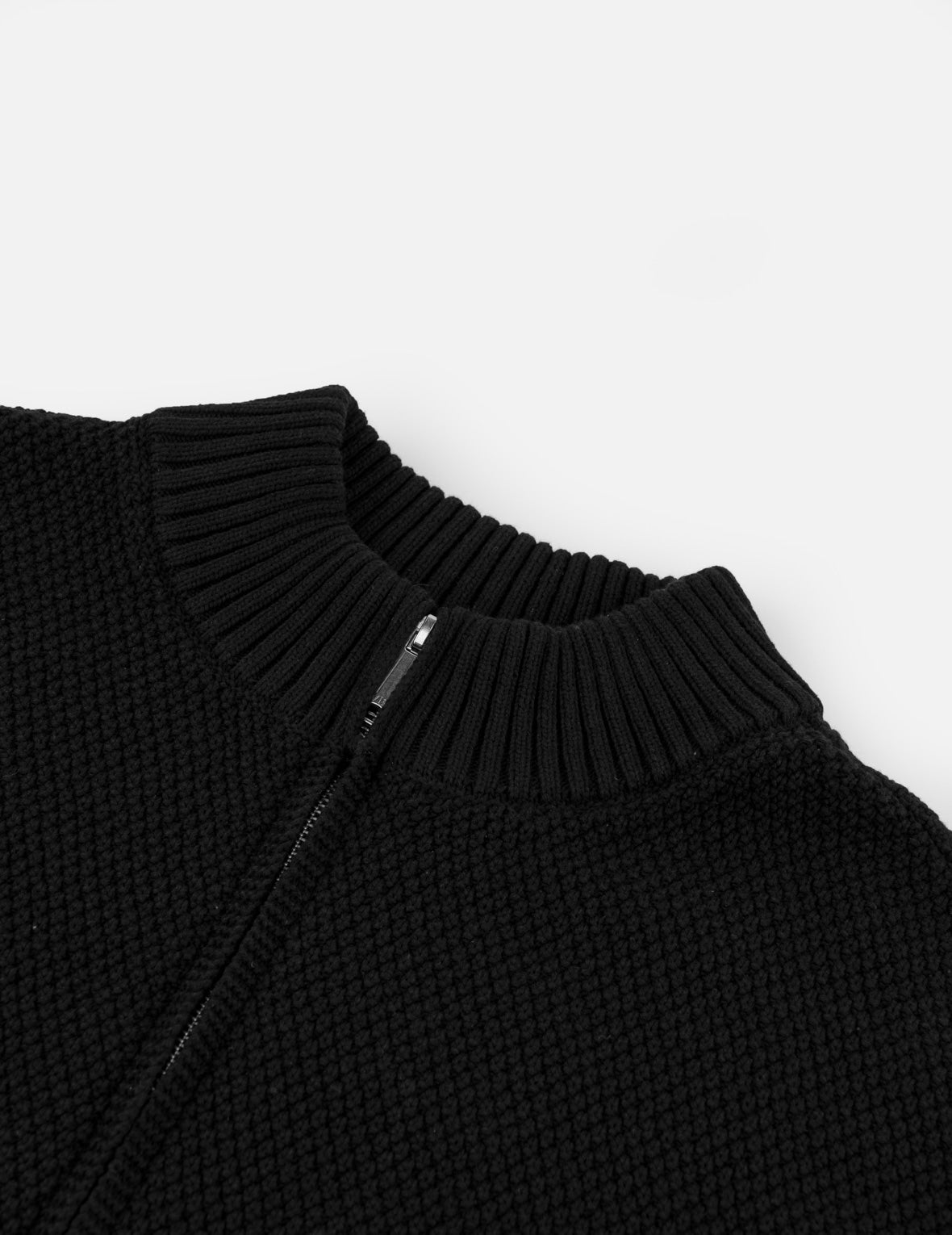 Seagull & Evisu Logo Knit Zip Cardigan