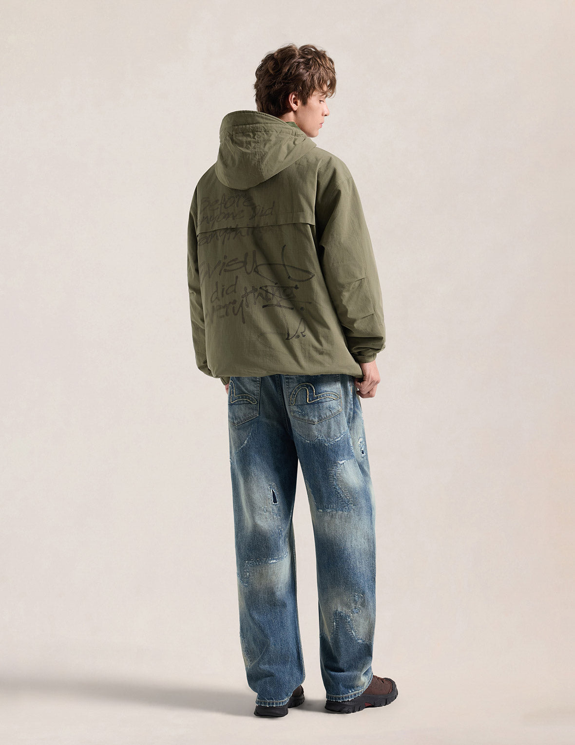 Uneven-Wash Seagull Selvedge Jeans #2038