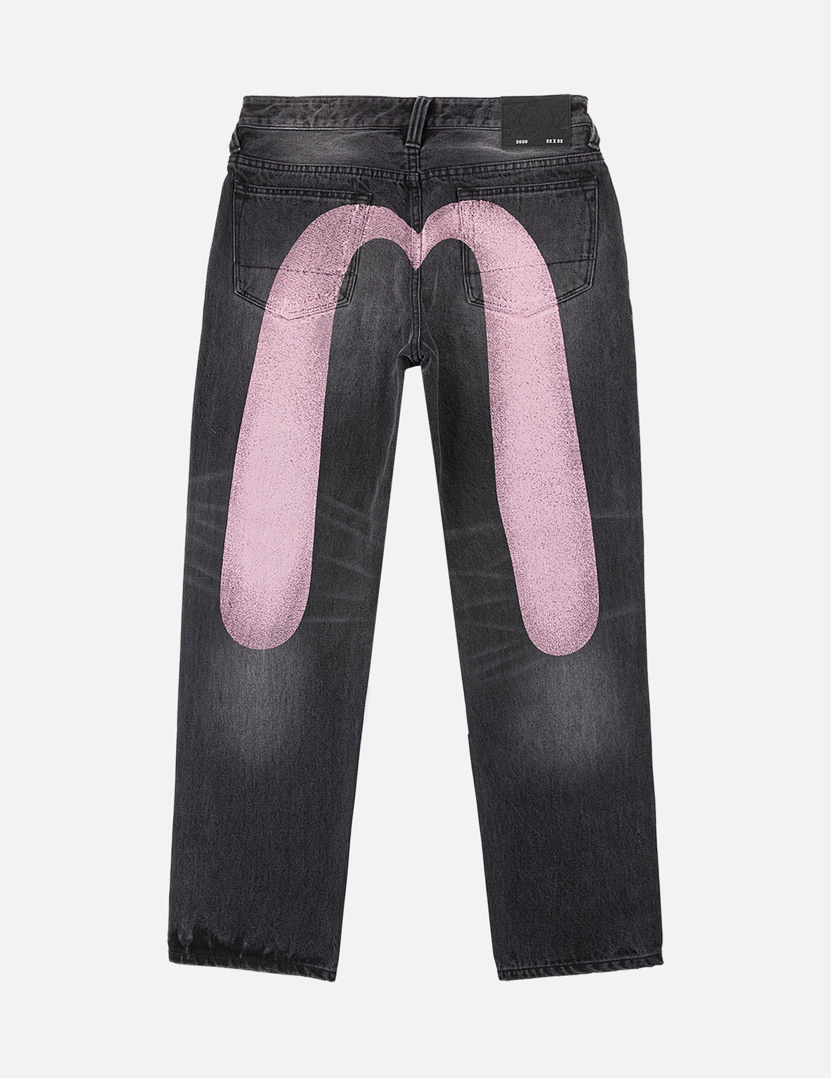 Faded Daicock Print Relax Fit Jeans #2030
