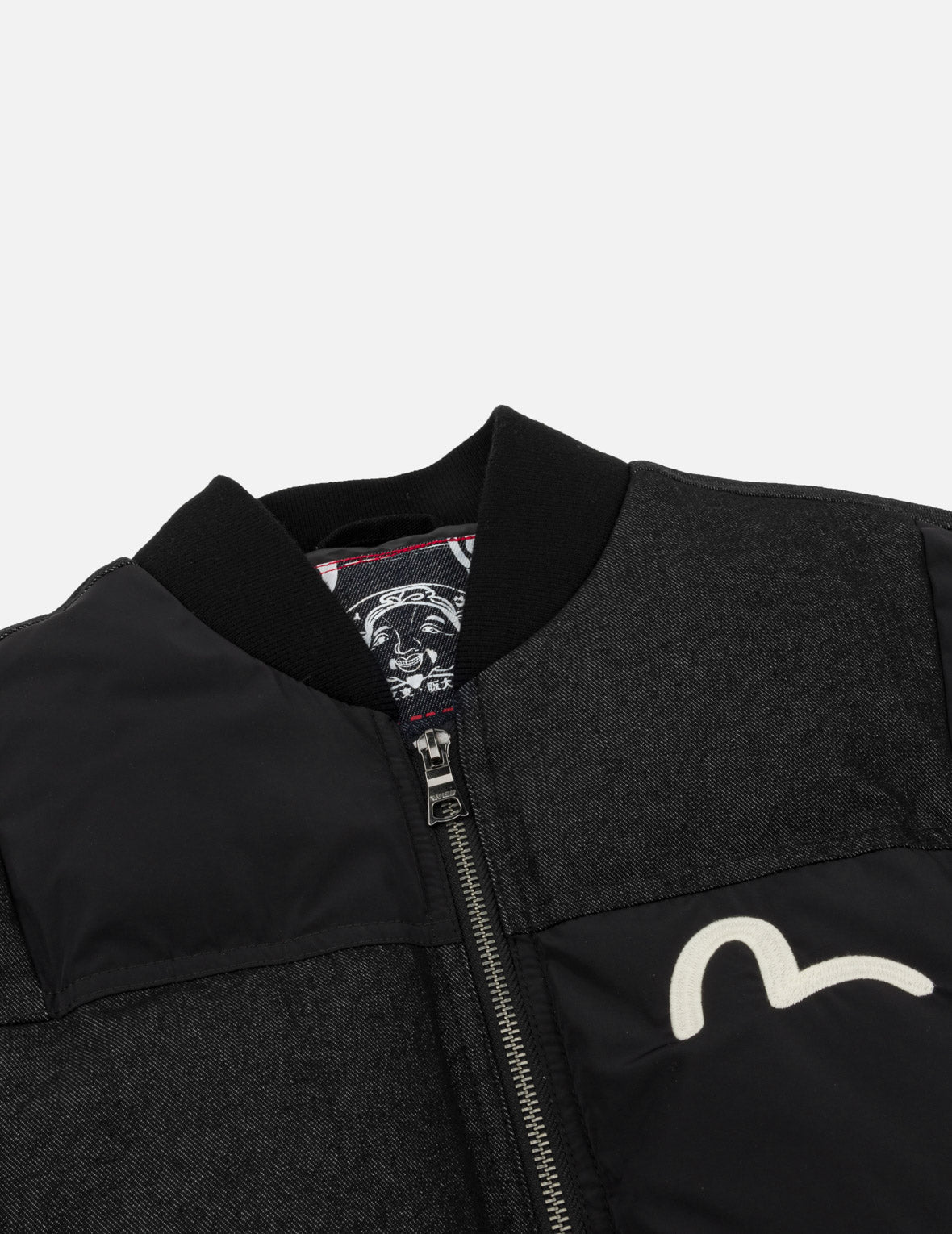 Seagull Grid-Quilted Down Bomber Jacket