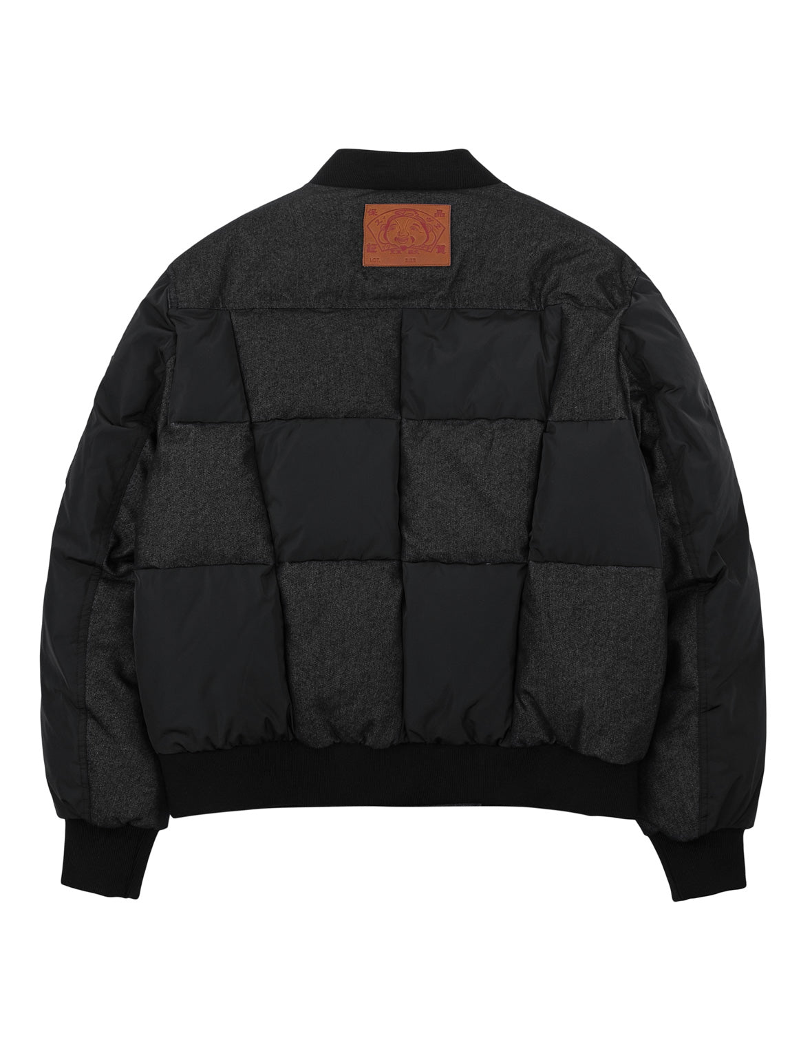 Seagull Grid-Quilted Down Bomber Jacket