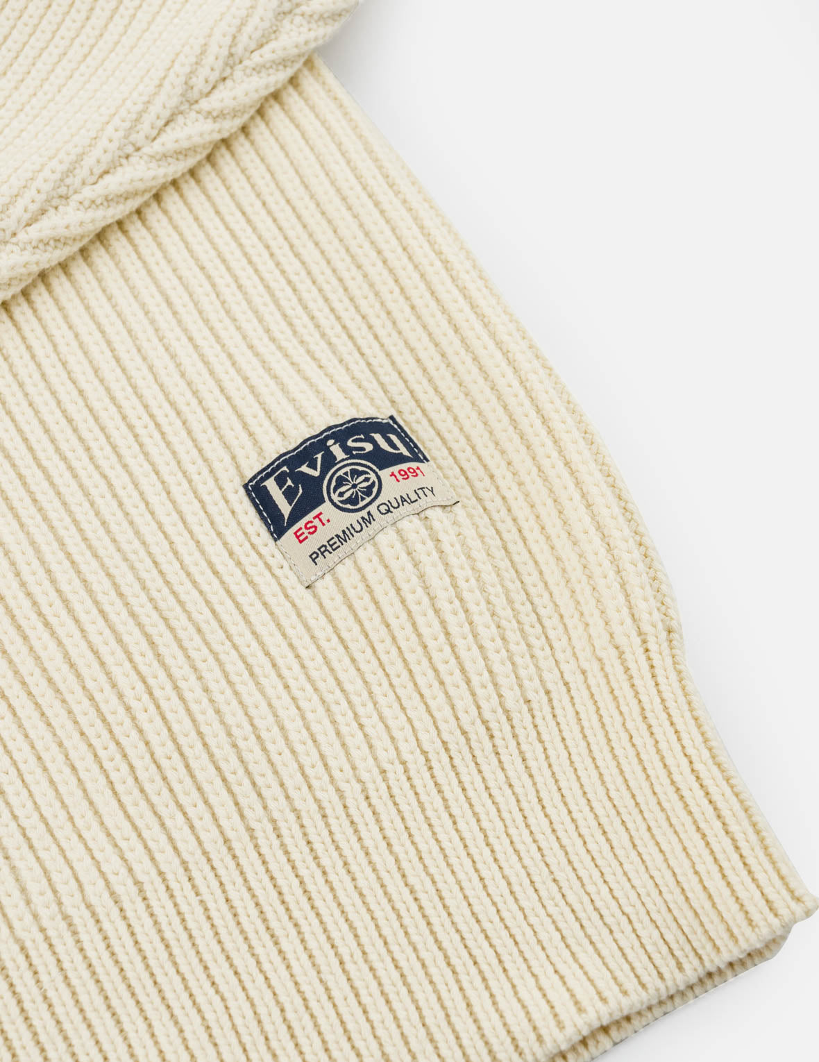 Seagull Embroidered Half-Zip Knit Pullover