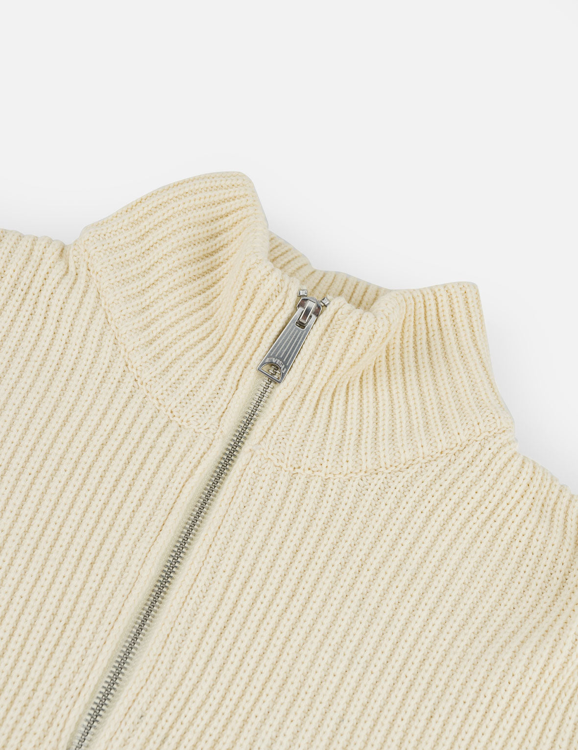 Seagull Embroidered Half-Zip Knit Pullover