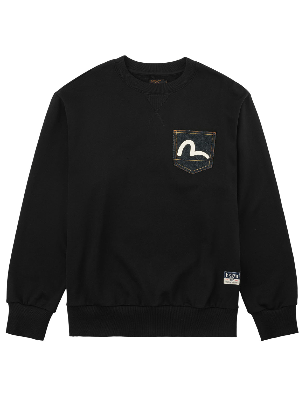 升龙刺绣海鸥印花多口袋衬衫