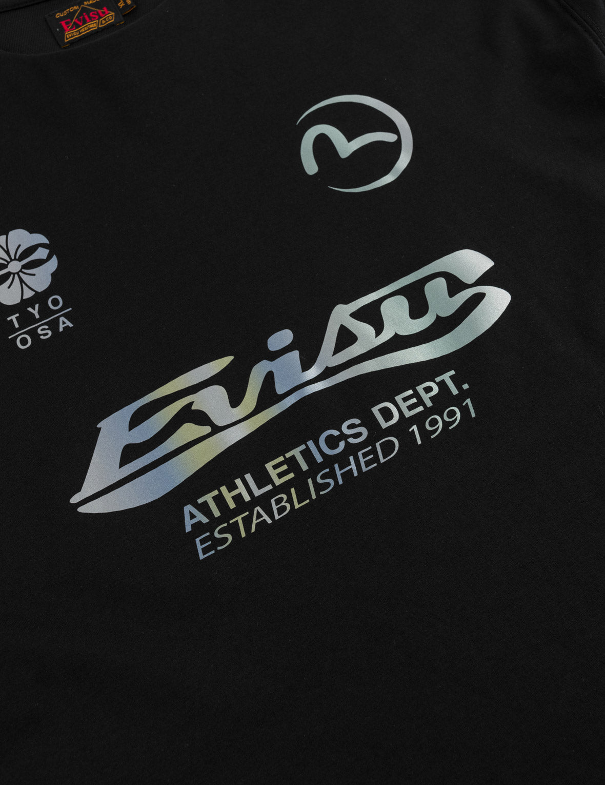 Athletics标志印花长袖T恤