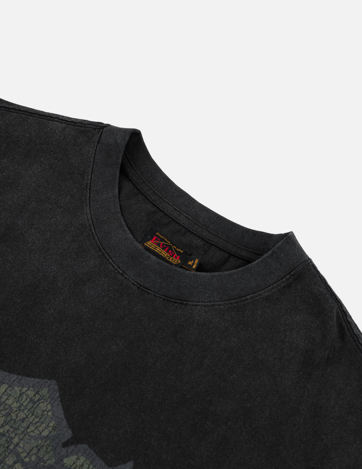 Godhead & Evisu Logo Printed T-Shirt