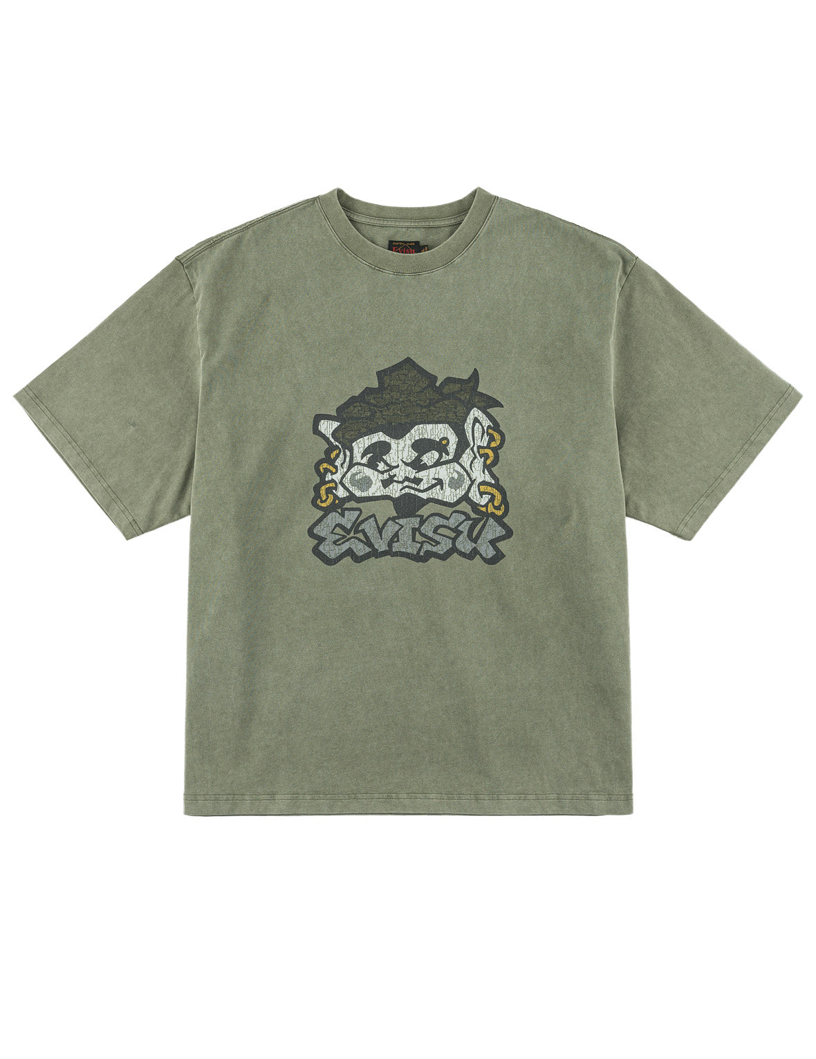 Godhead & Evisu Logo Printed T-Shirt