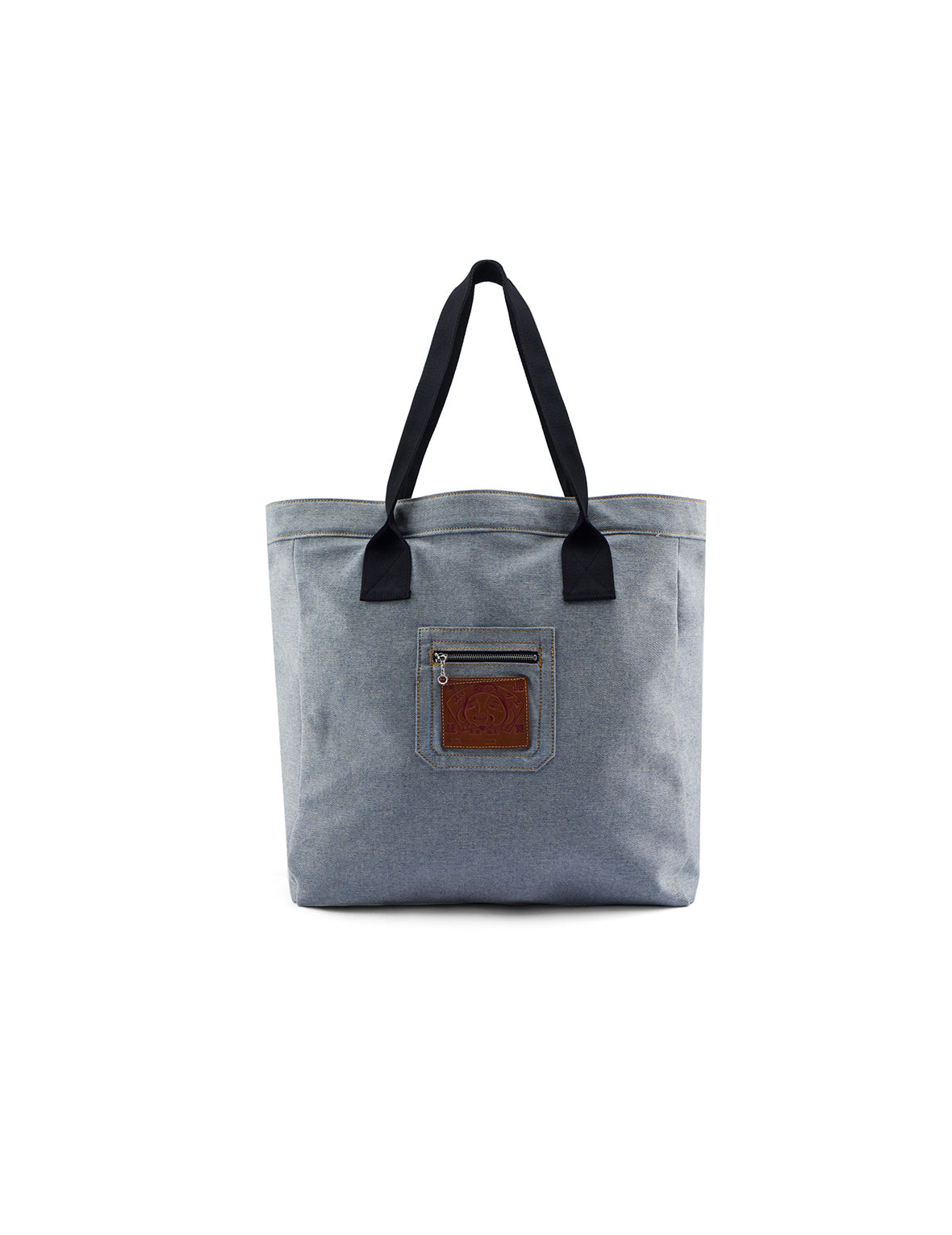 Godhead and Seagull Jacquard Denim Tote Bag