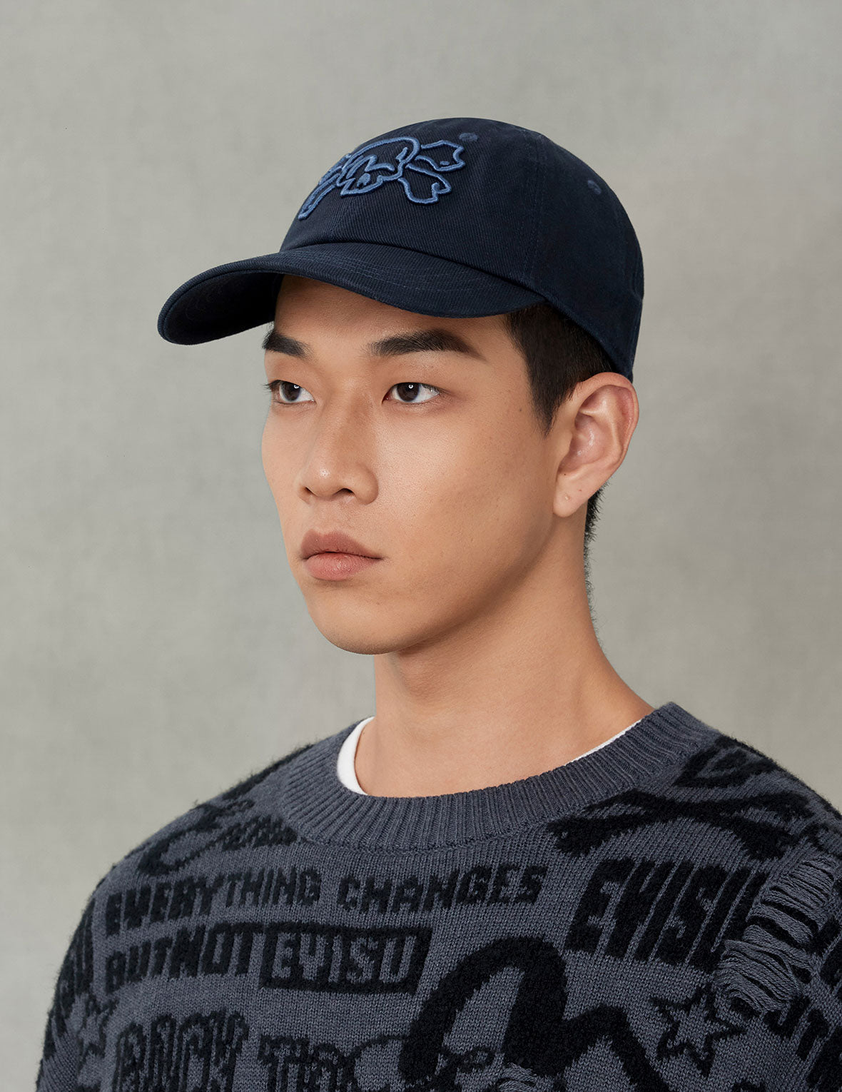 Skull and Seagull Embroidery Cap