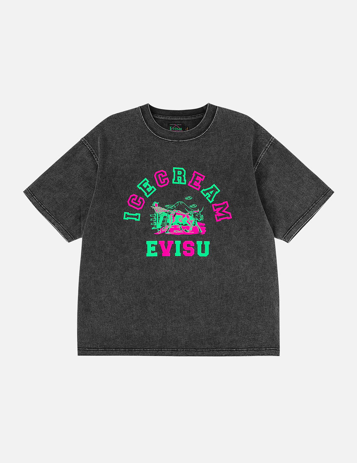 EVISU X ICECREAM 商标T恤