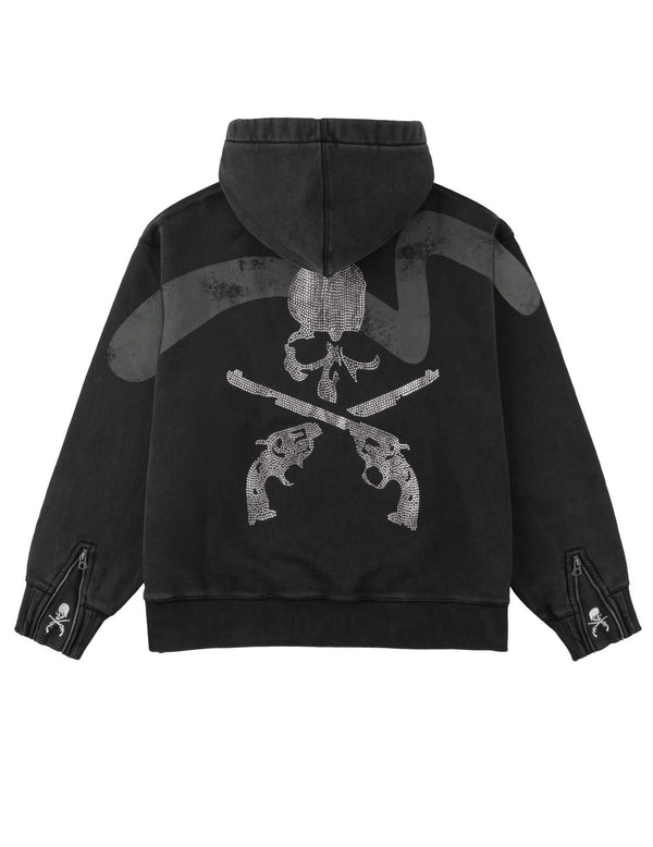EVISU x mastermind JAPAN x roarguns Skullguns Daicock Afterhood Sweatshirt