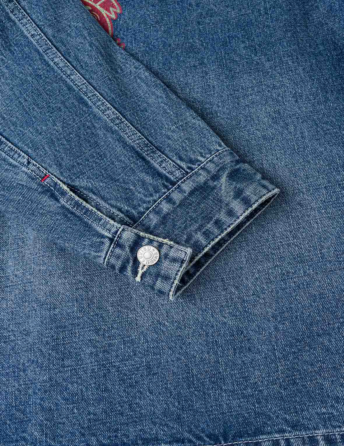 Multi Patches Denim Chore Jacket