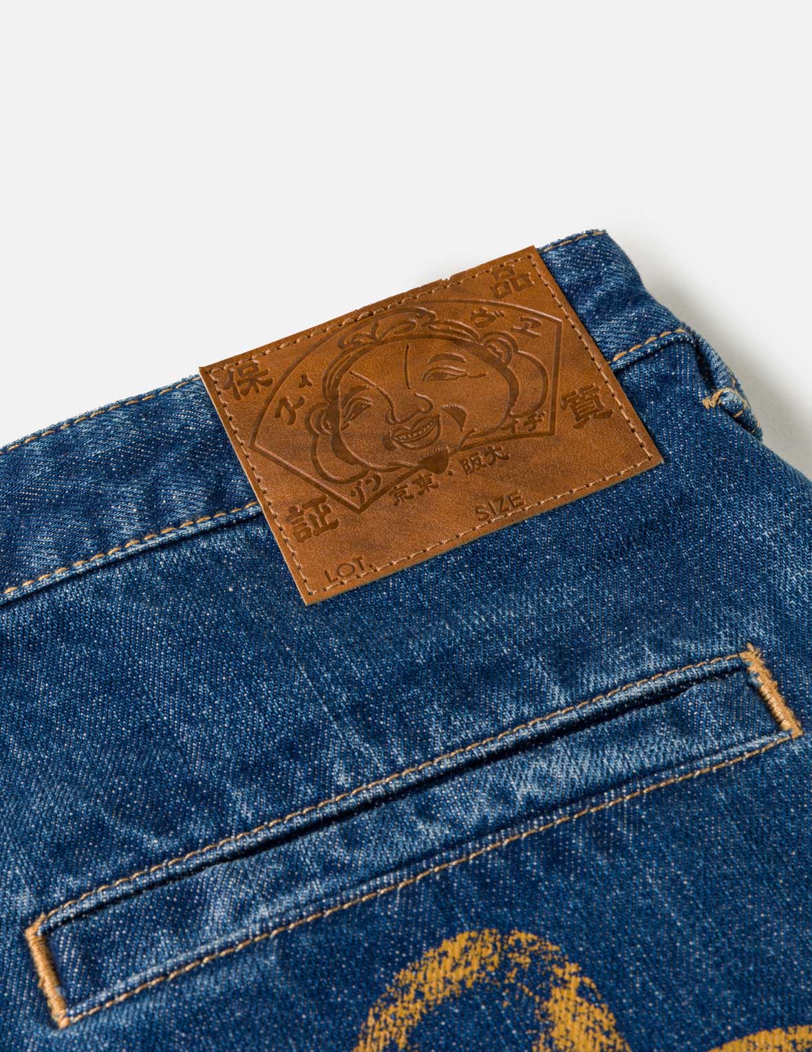 Multi-Pocket Seagull Dark Indigo Jorts
