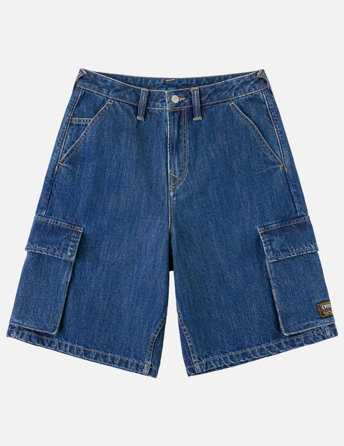 Multi-Pocket Seagull Dark Indigo Jorts