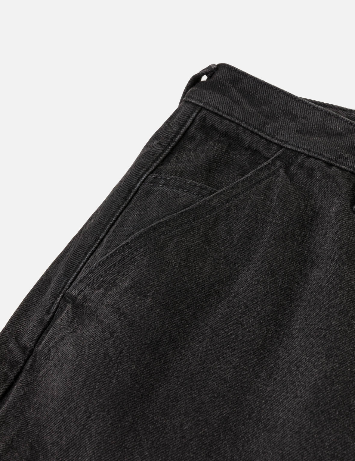 Multi-Pocket Seagull Black Jorts