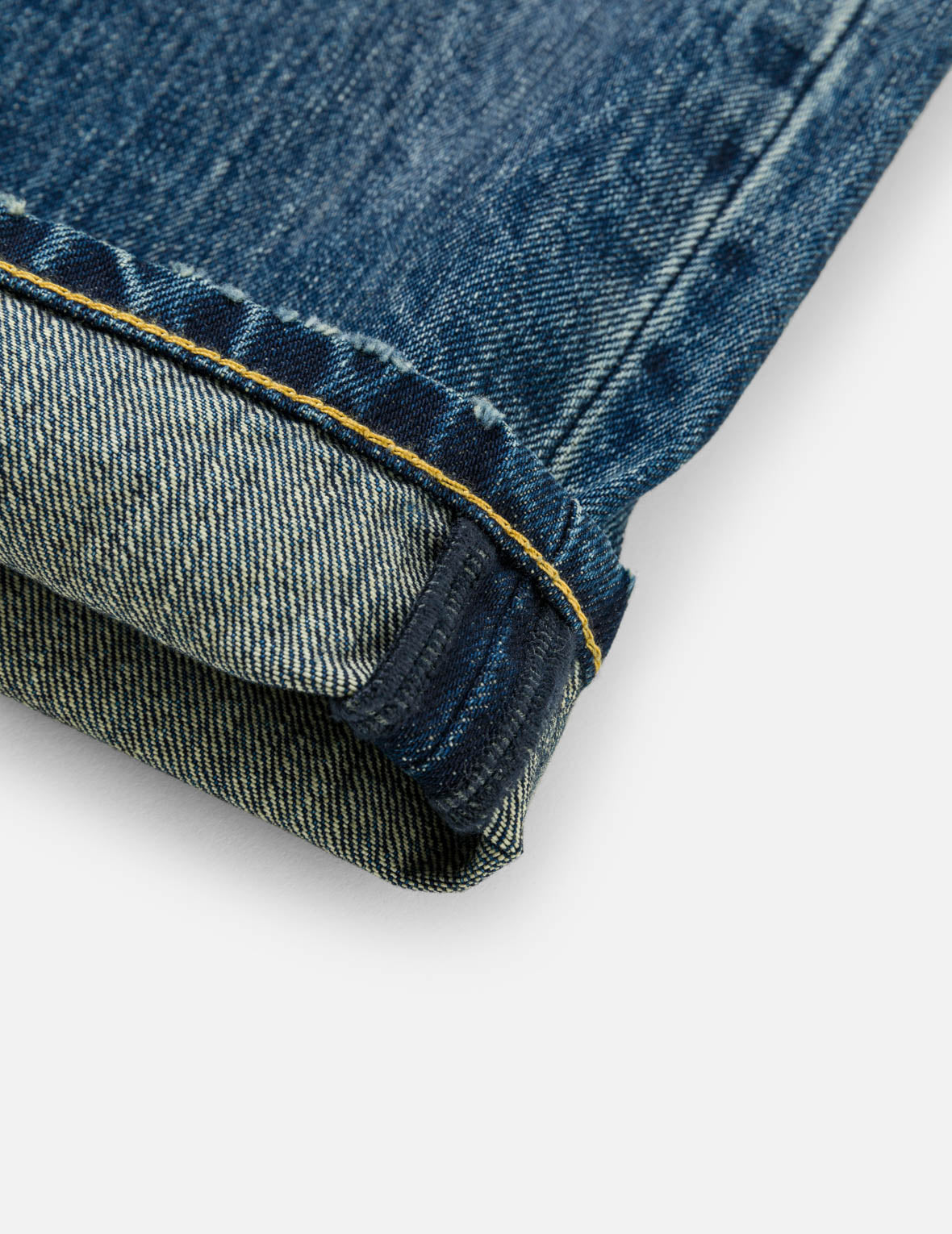 Heavy Washed and Distressed Jeans