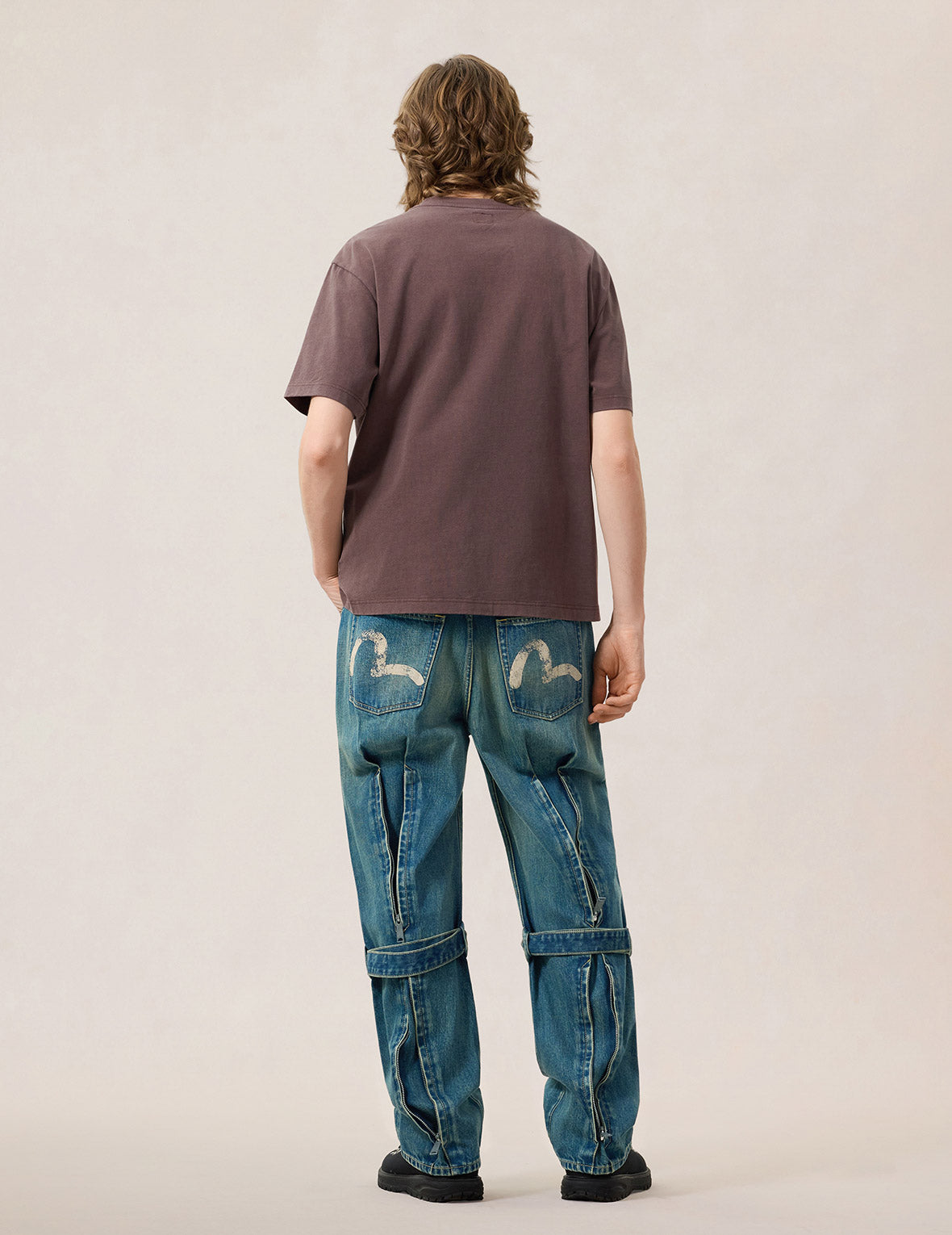 Washed Bondage Jeans