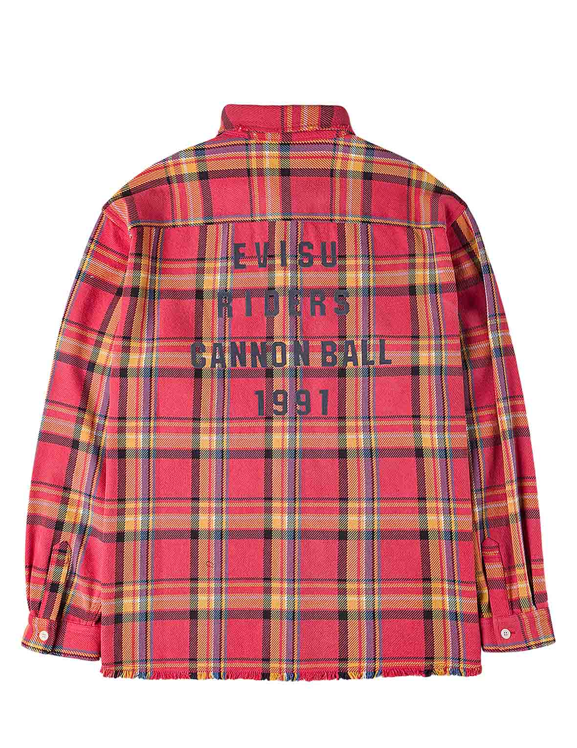 Heavy Washed Distressed Flannel Shirt