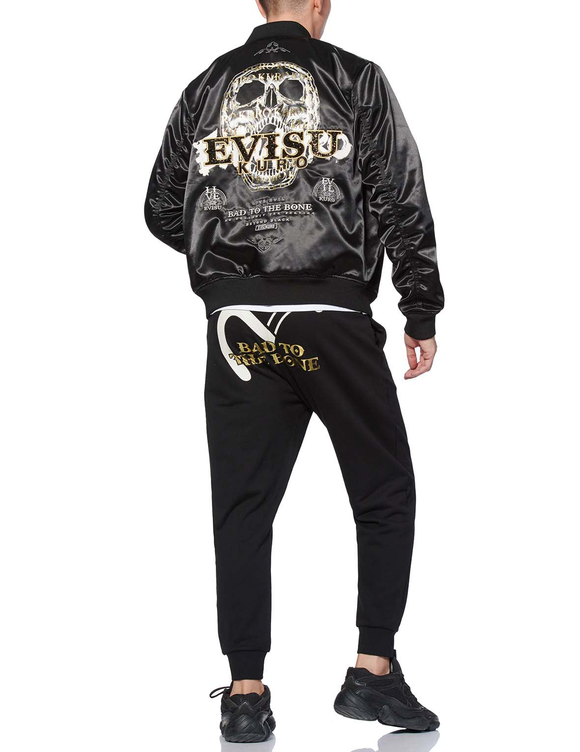 Swarovski Crystal Logo MA-1 Bomber Jacket