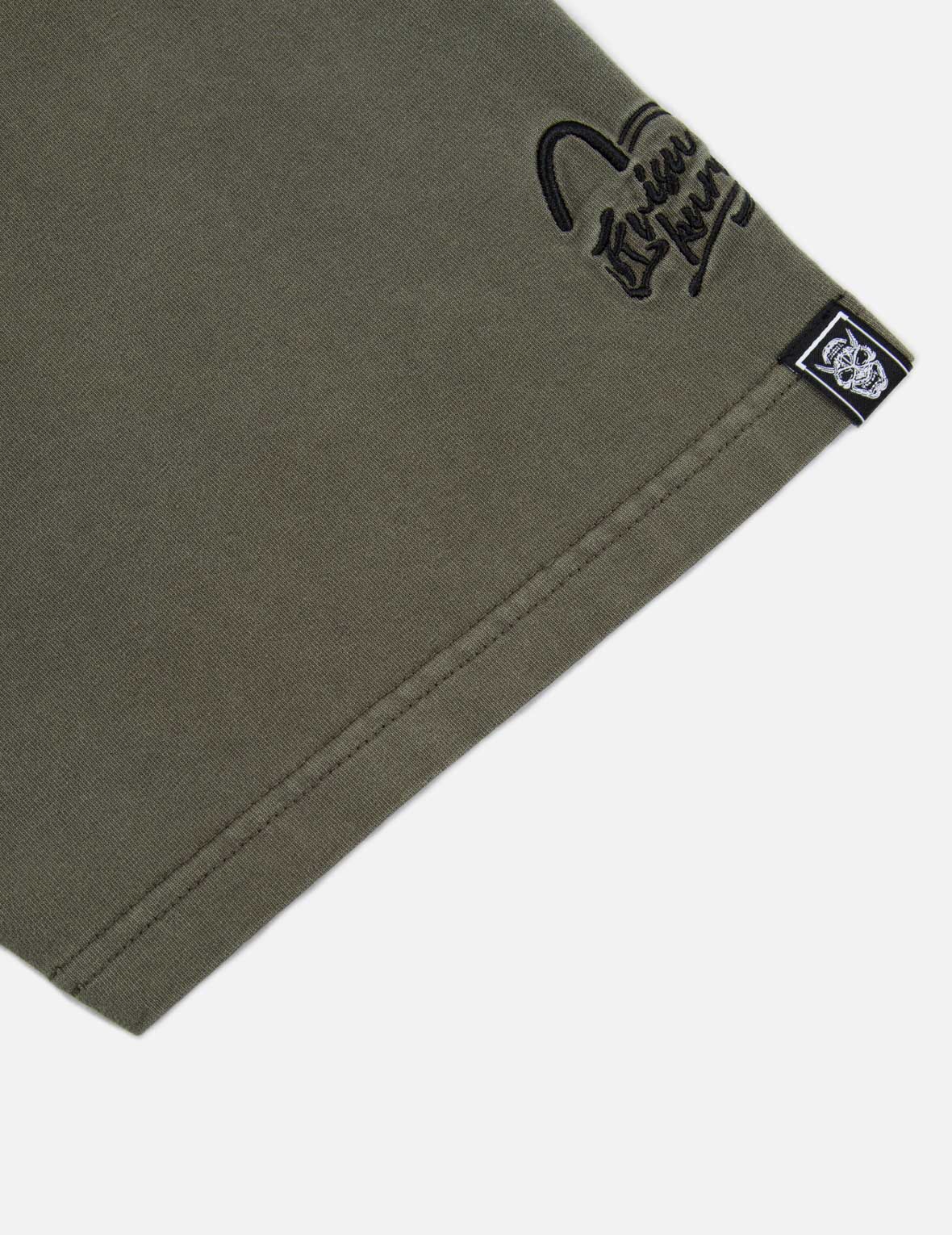 浮世绘海浪Logo刺绣T恤