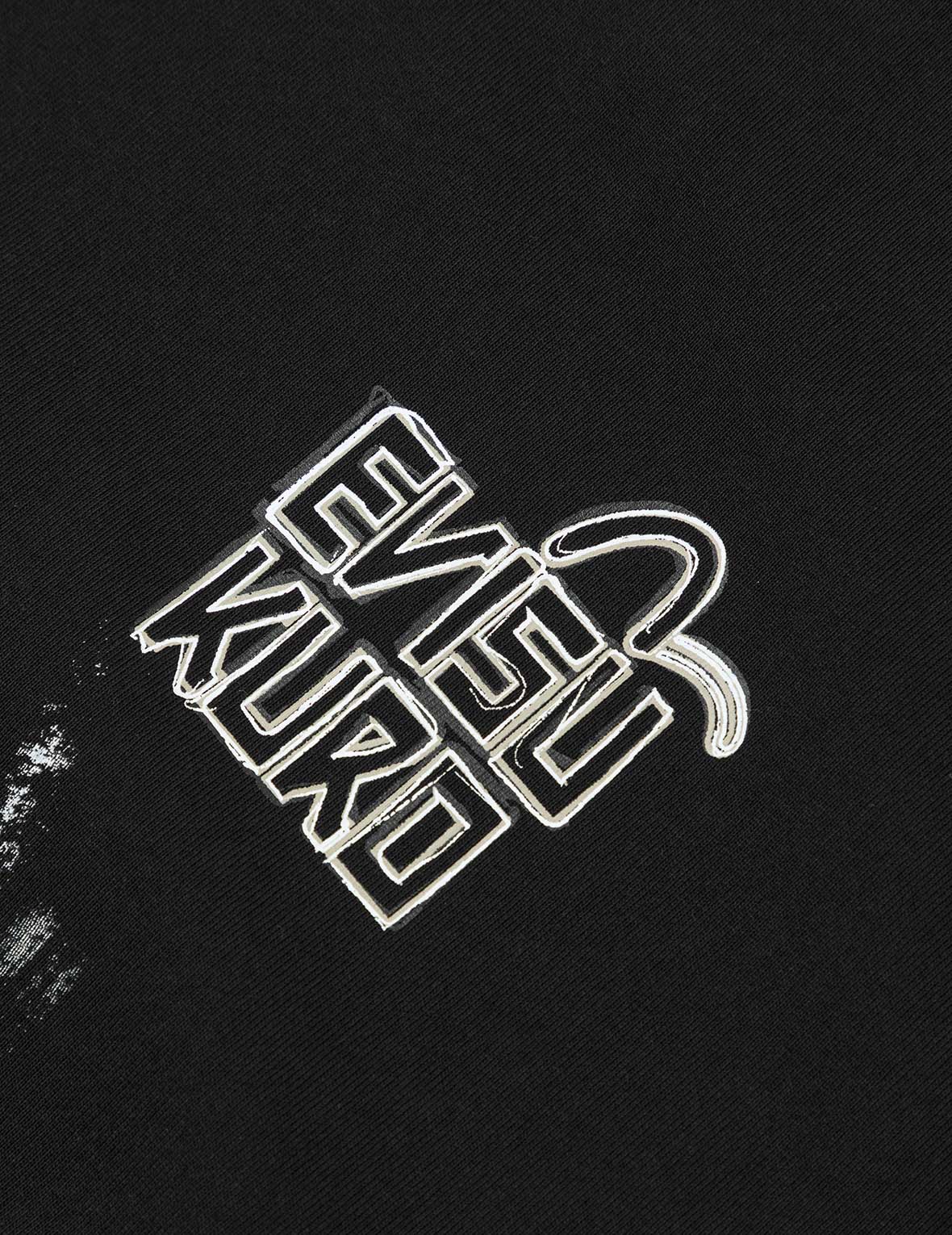 Handbrushed Print Regular Fit T-Shirt