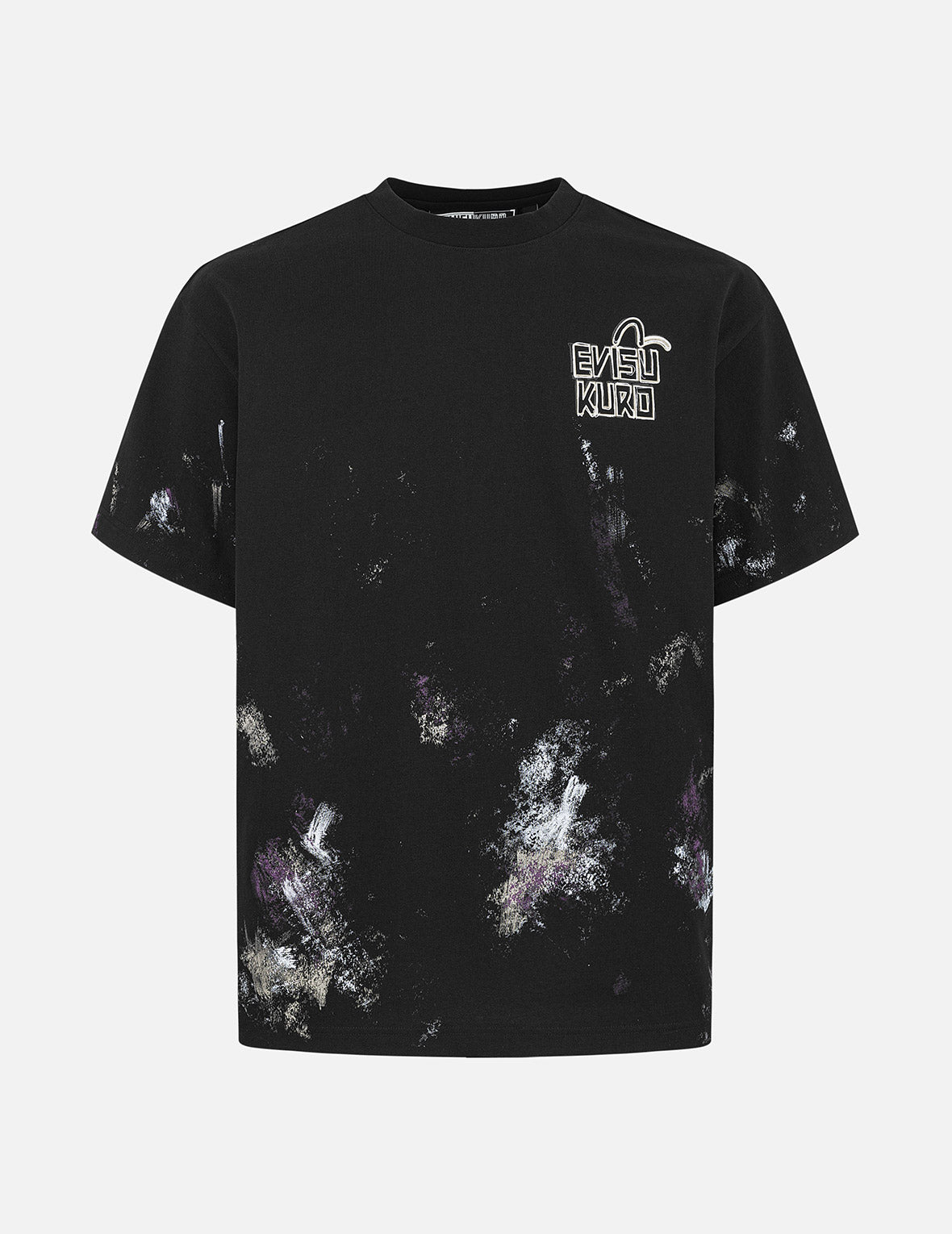 Handbrushed Print Regular Fit T-Shirt