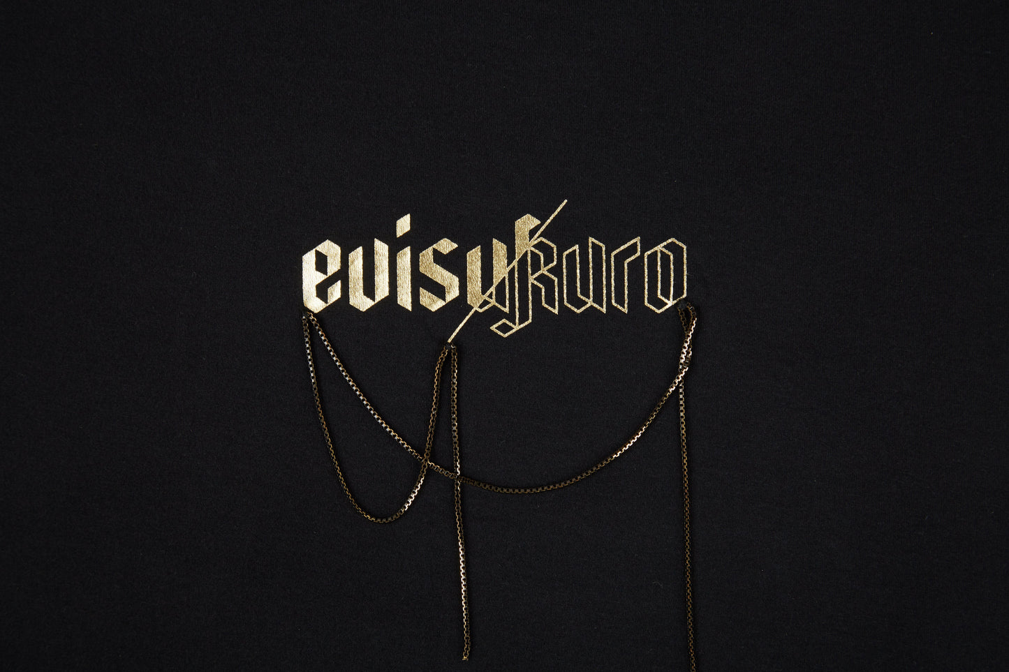 Draped Metal Chain T-shirt