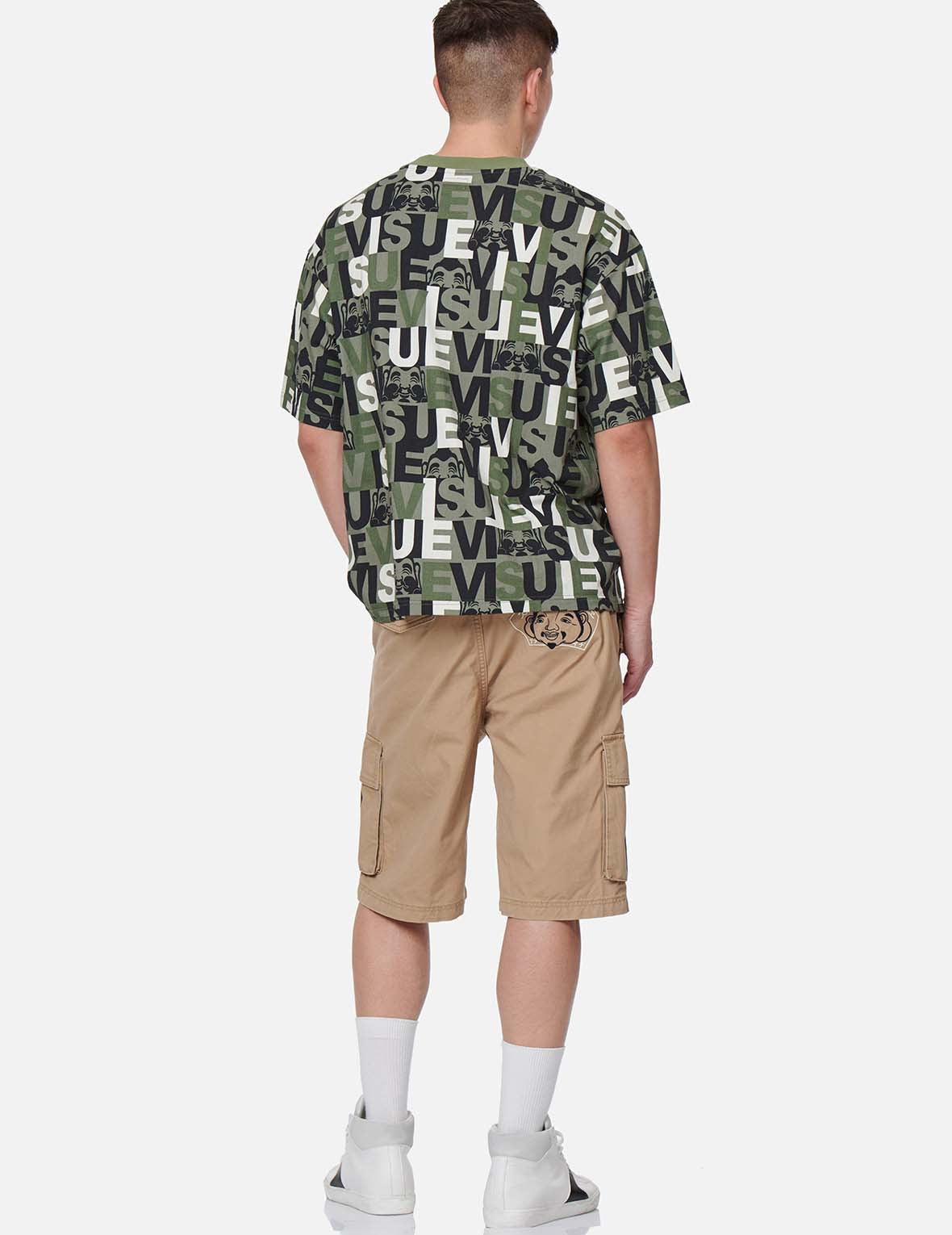 Godhead Embroidery Cargo Shorts