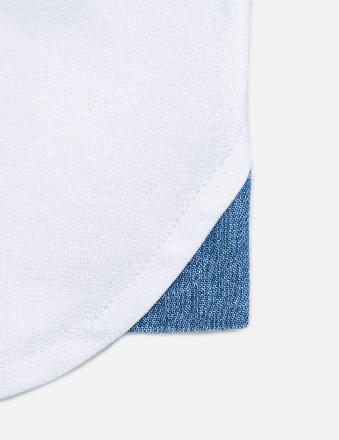 Denim Daicock Insert Oxford Shirt