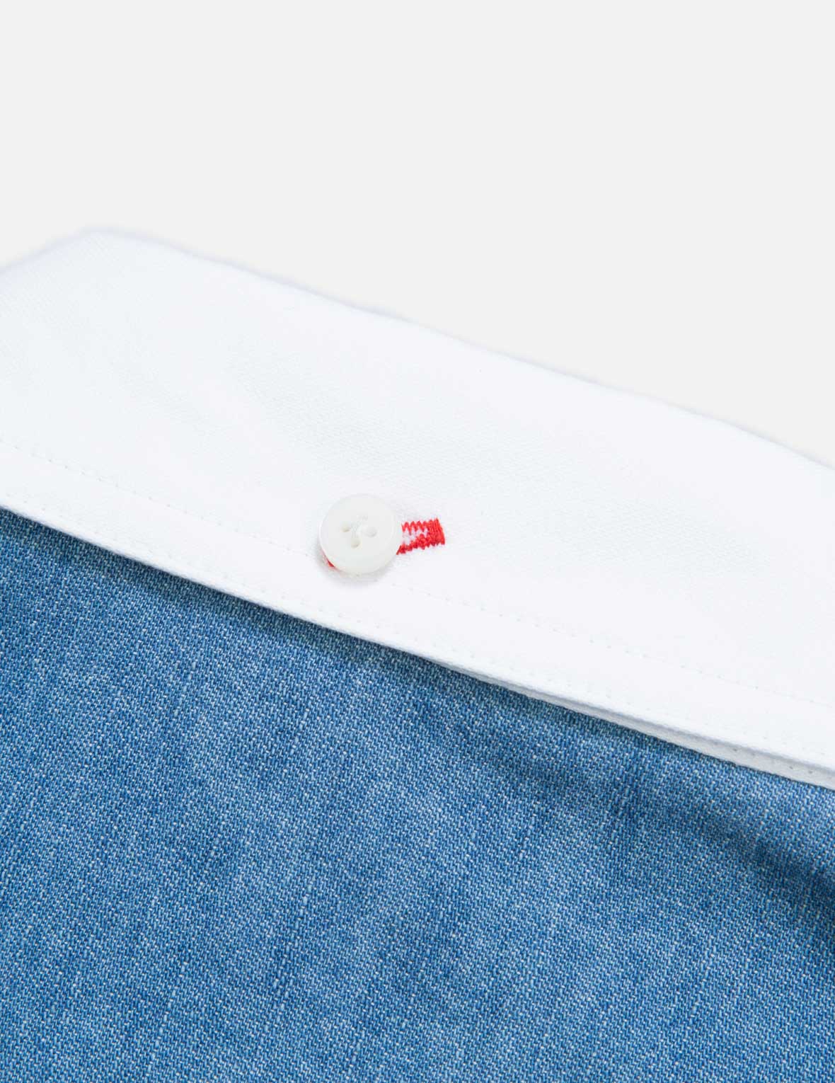 Denim Daicock Insert Oxford Shirt