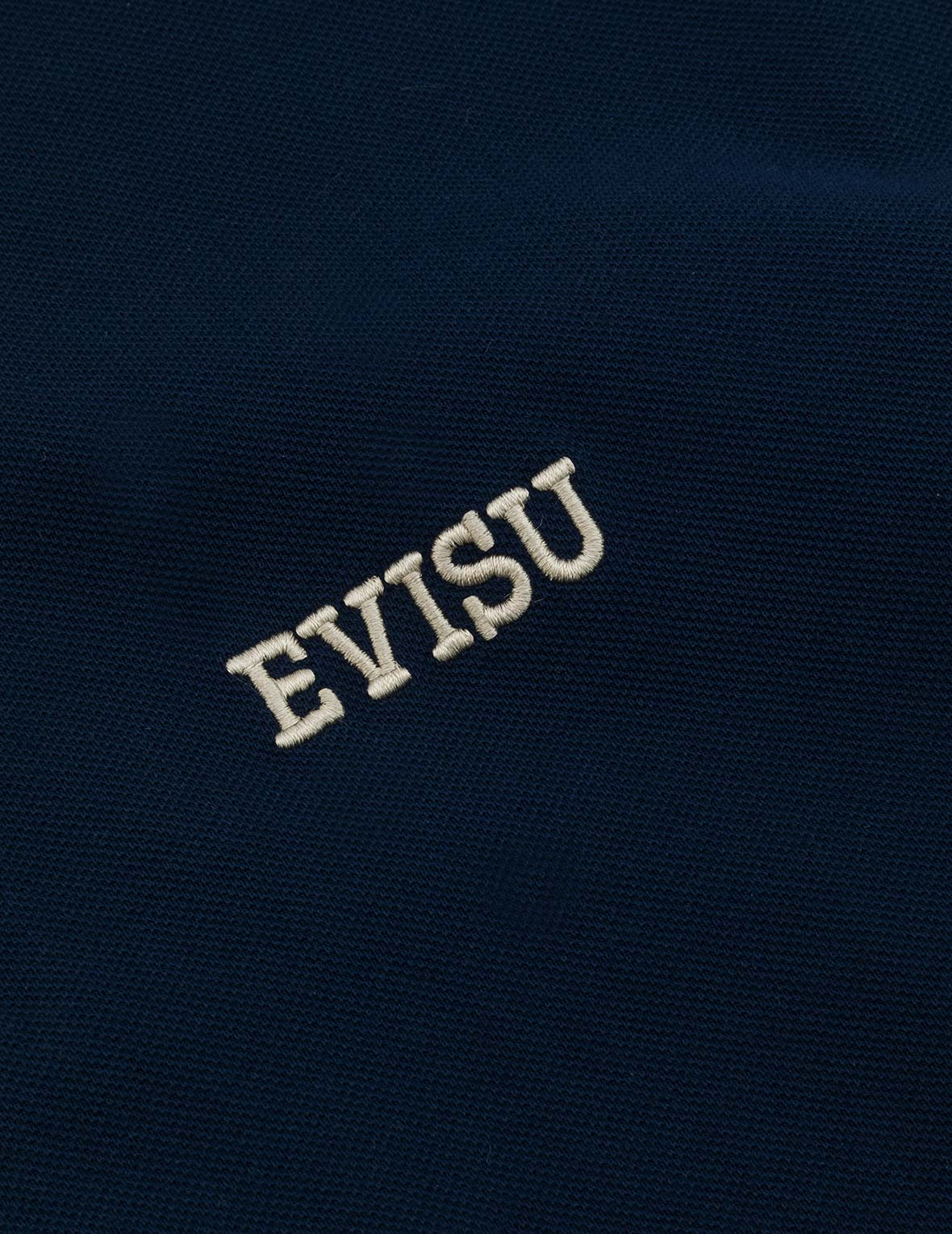 Logo Embroidery and Seagull Motif Collar Relax Fit Polo Shirt