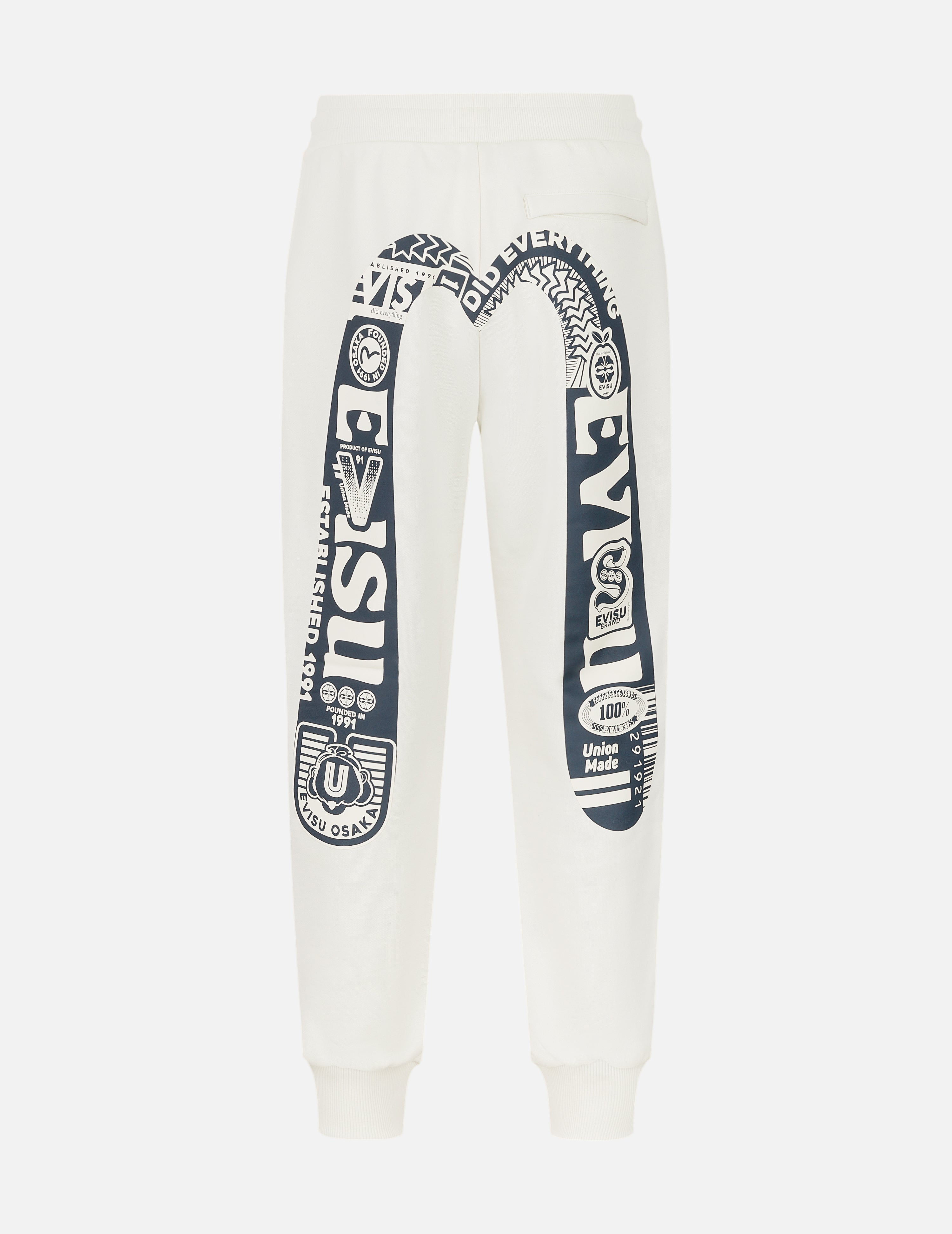 Logo and Daicock Print Relax Fit Sweatpants