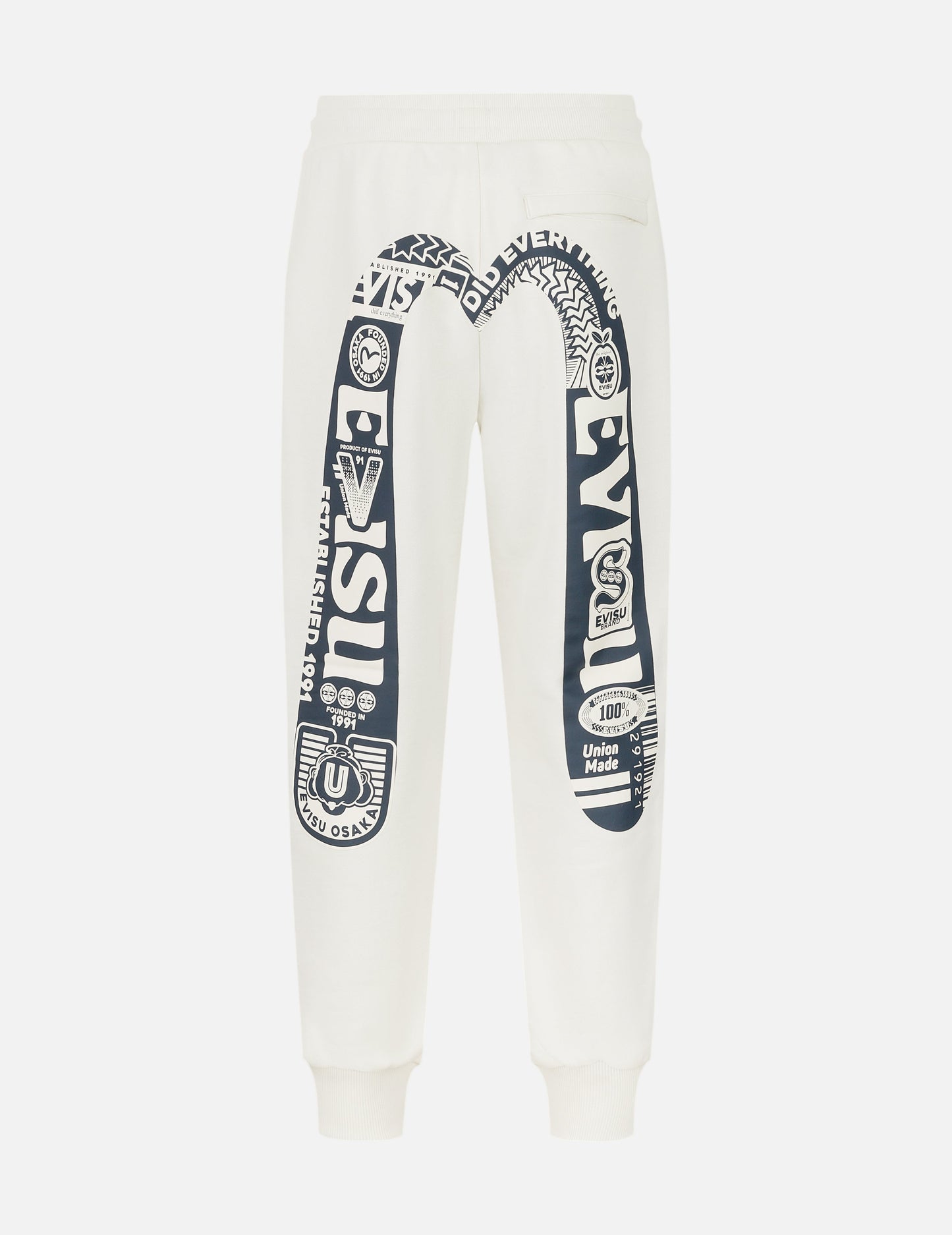 Logo and Daicock Print Relax Fit Sweatpants