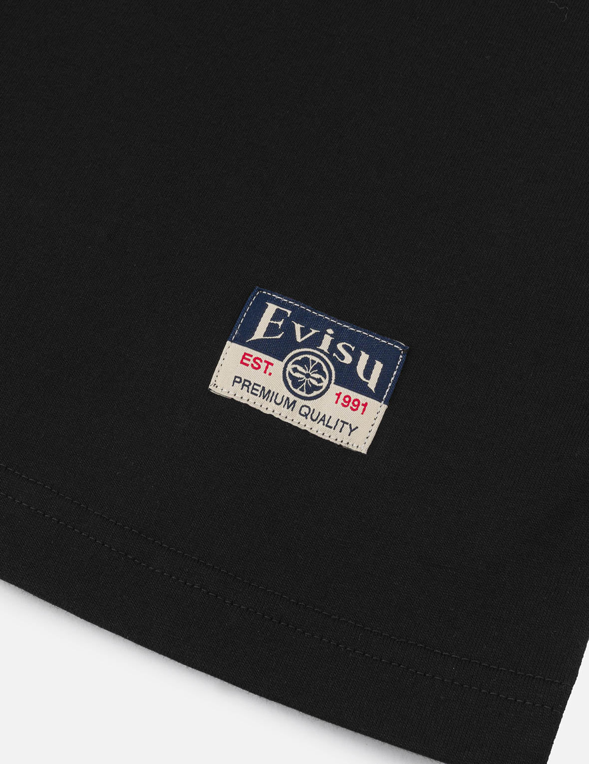 笔刷海鸥和口号印花宽版休闲T恤