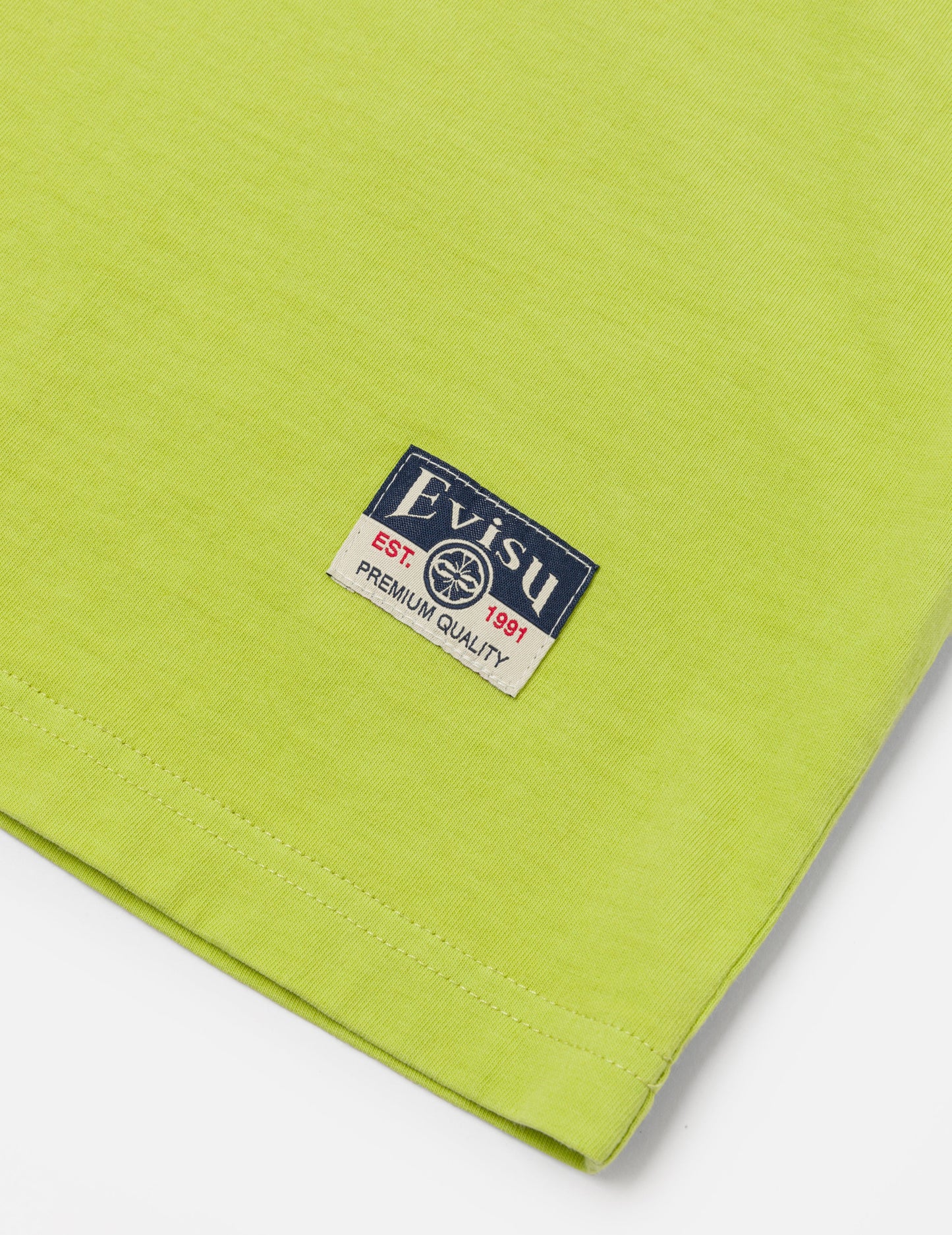 海鸥刺绣缝线口袋宽版休闲T恤