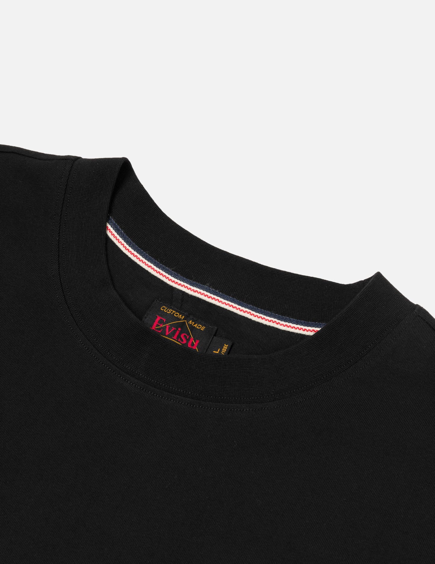 海鸥刺绣缝线口袋宽版休闲T恤