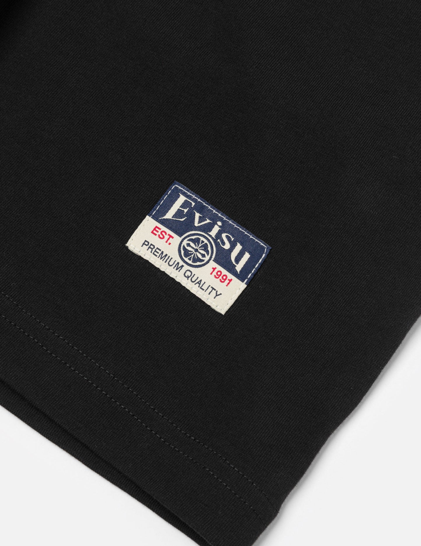 海鸥刺绣缝线口袋宽版休闲T恤