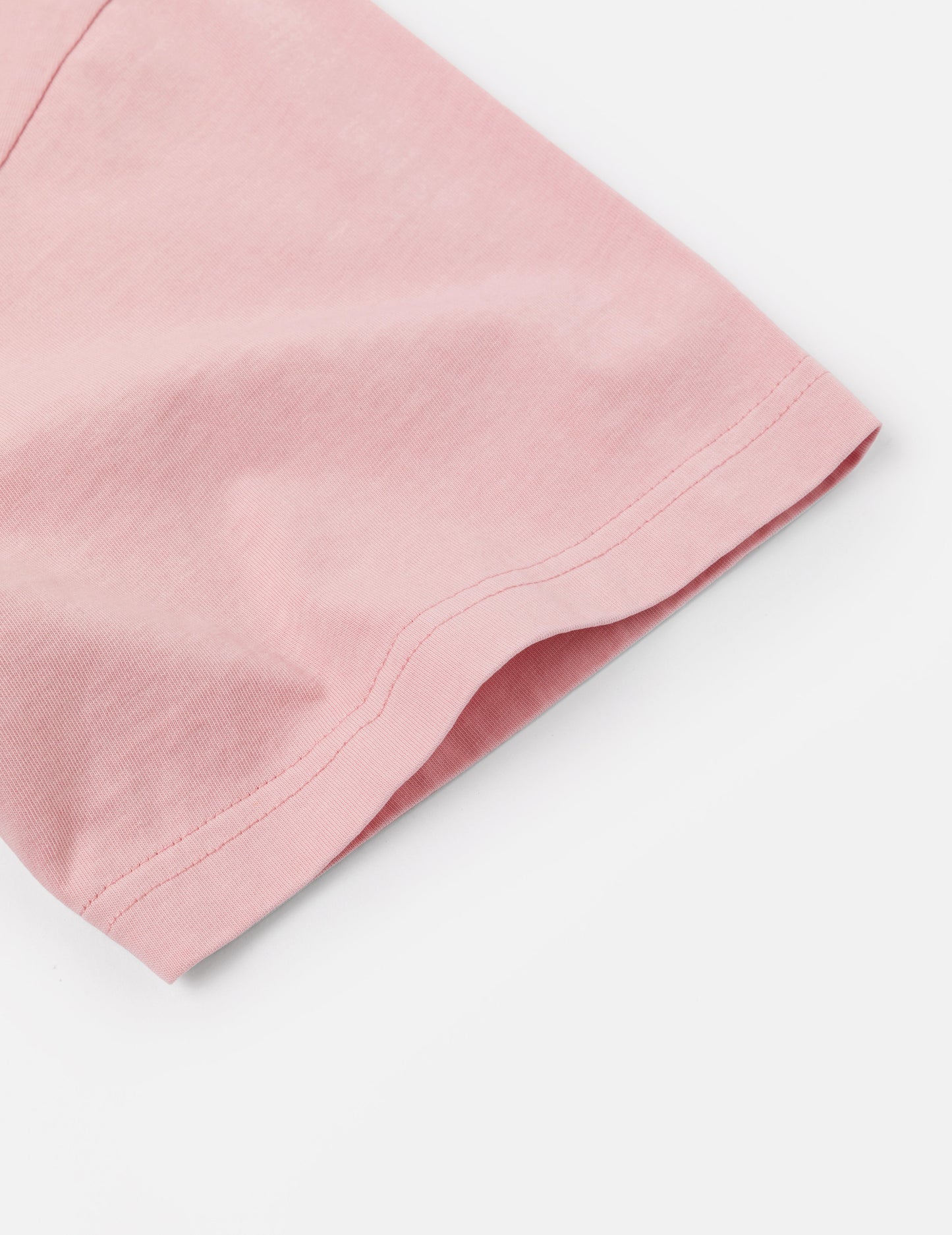 海鸥刺绣缝线口袋宽版休闲T恤