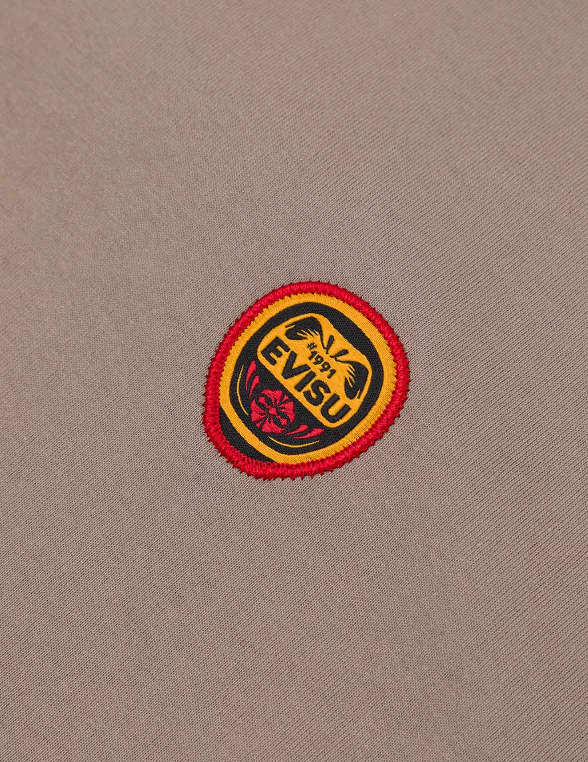 Daruma and Logo Embroidery Relax Fit T-shirt