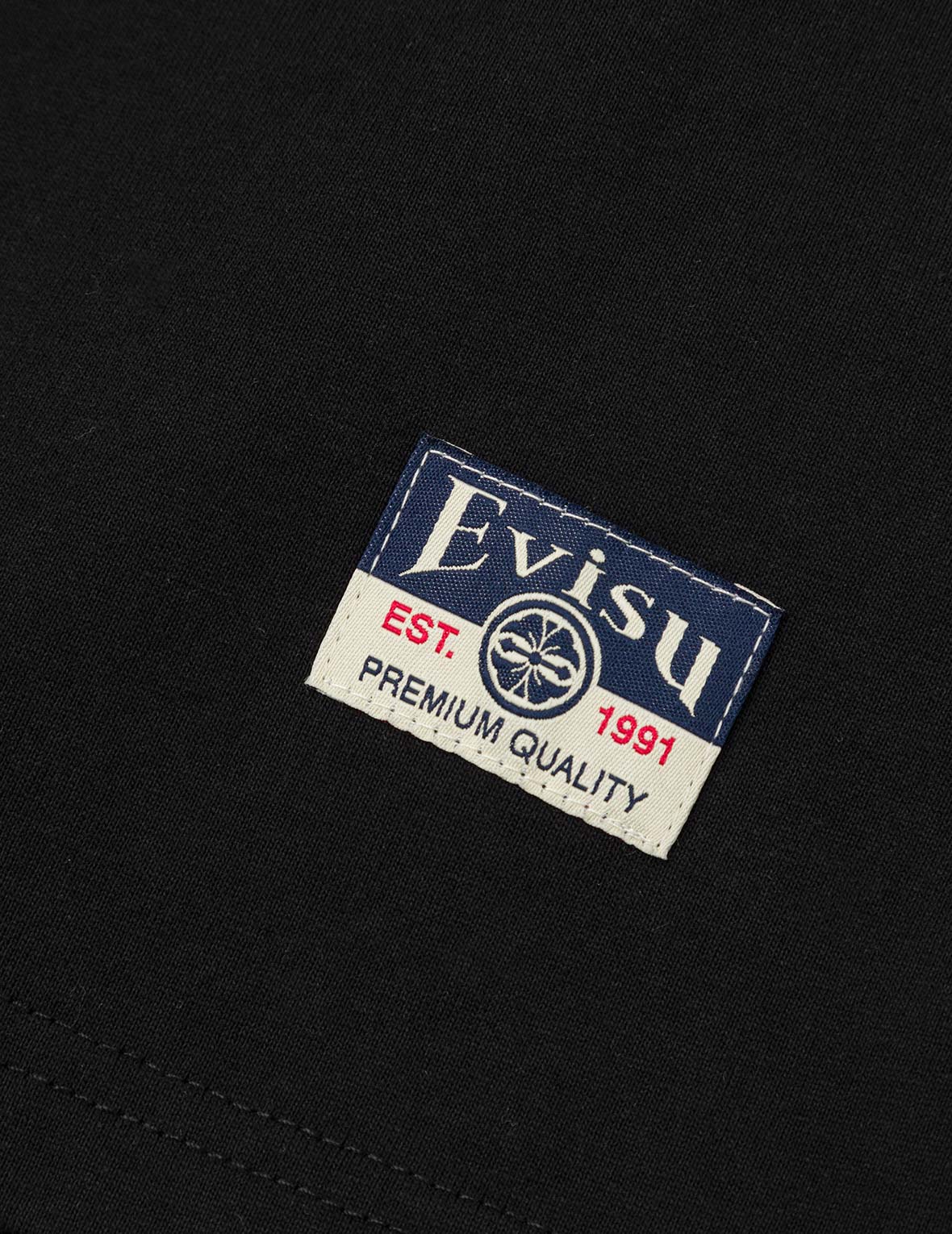 Daruma and Logo Embroidery Relax Fit T-shirt