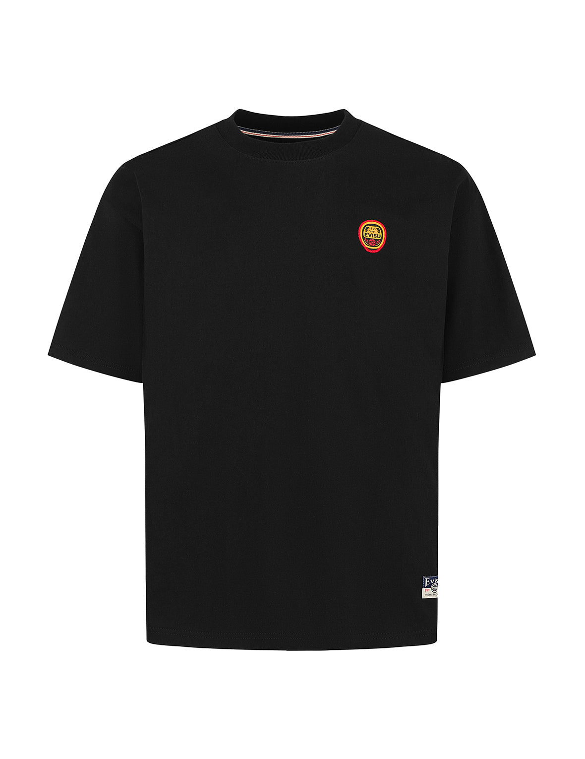 Daruma and Logo Embroidery Relax Fit T-shirt