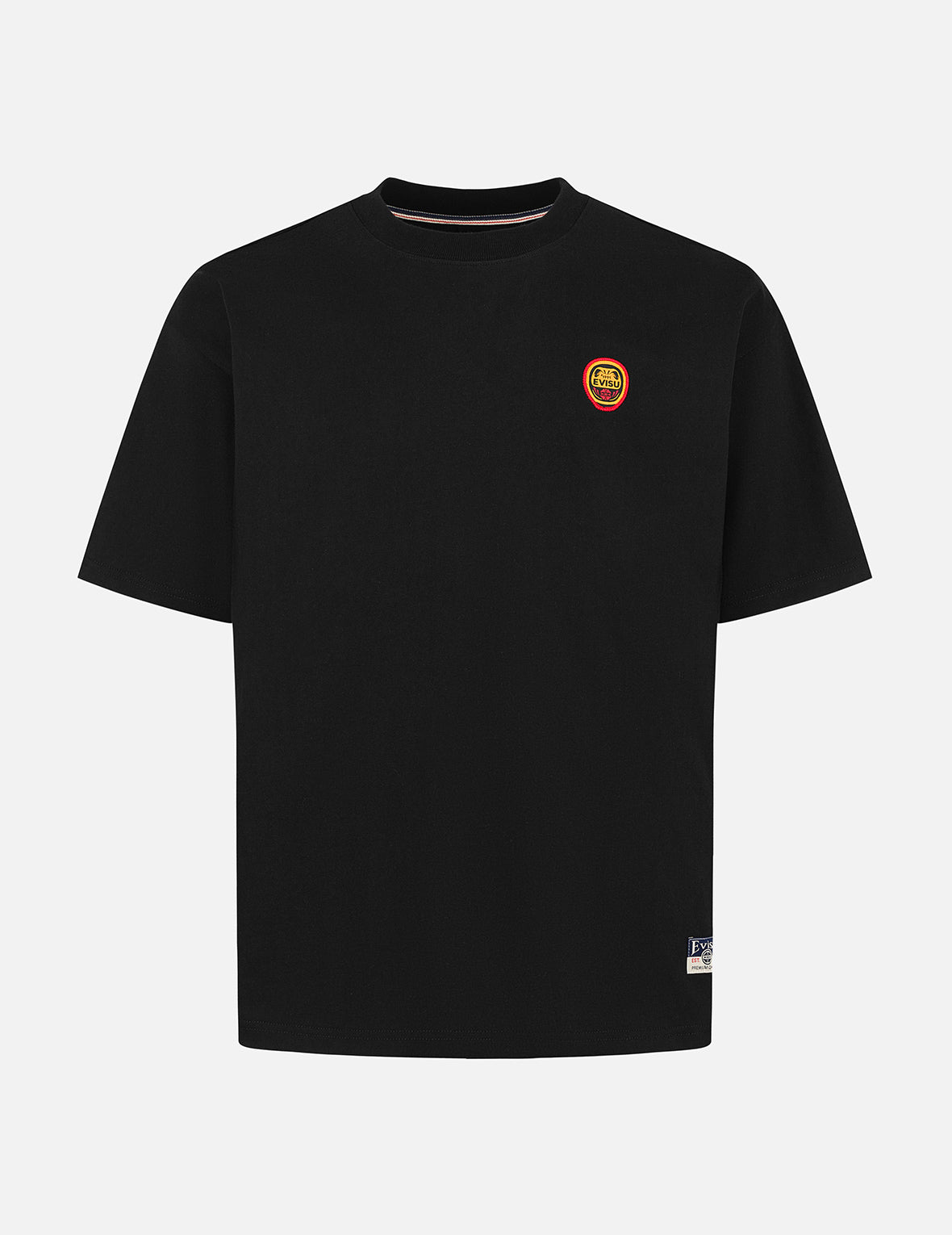 Daruma and Logo Embroidery Relax Fit T-shirt