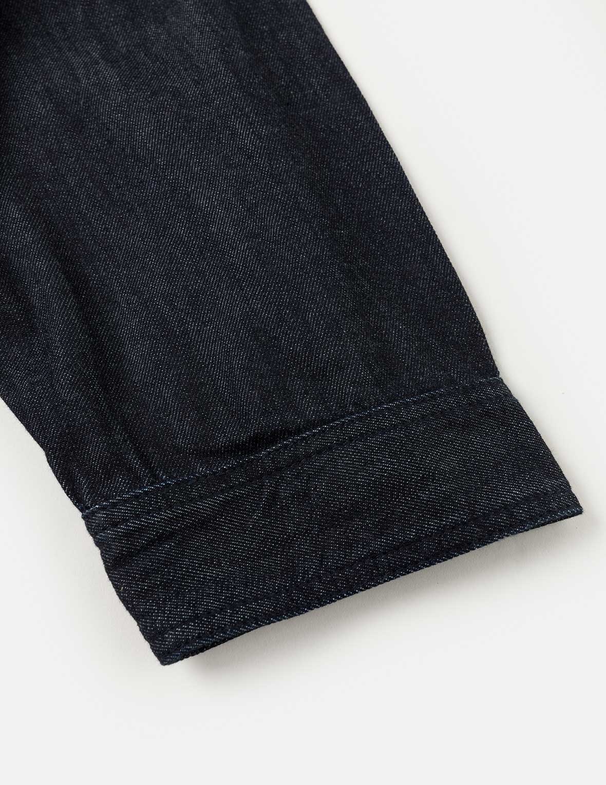 Fabric Blocking Denim Jacket
