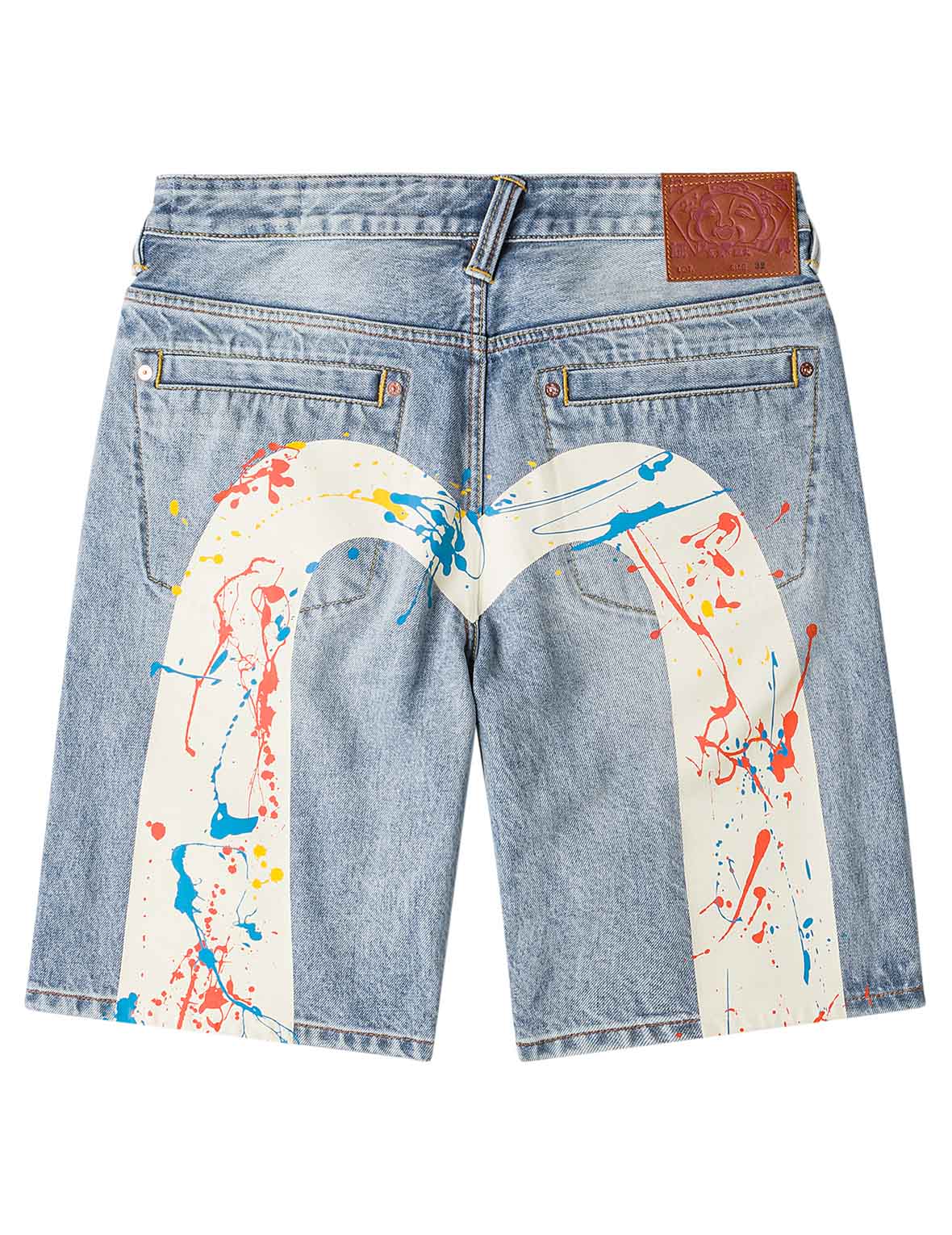 Daicock Spray Dye Denim Shorts