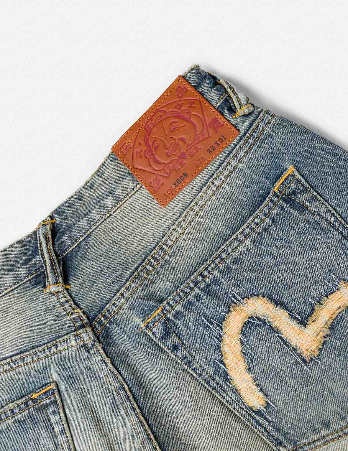 Multi-pocket style Washing Jeans #2038